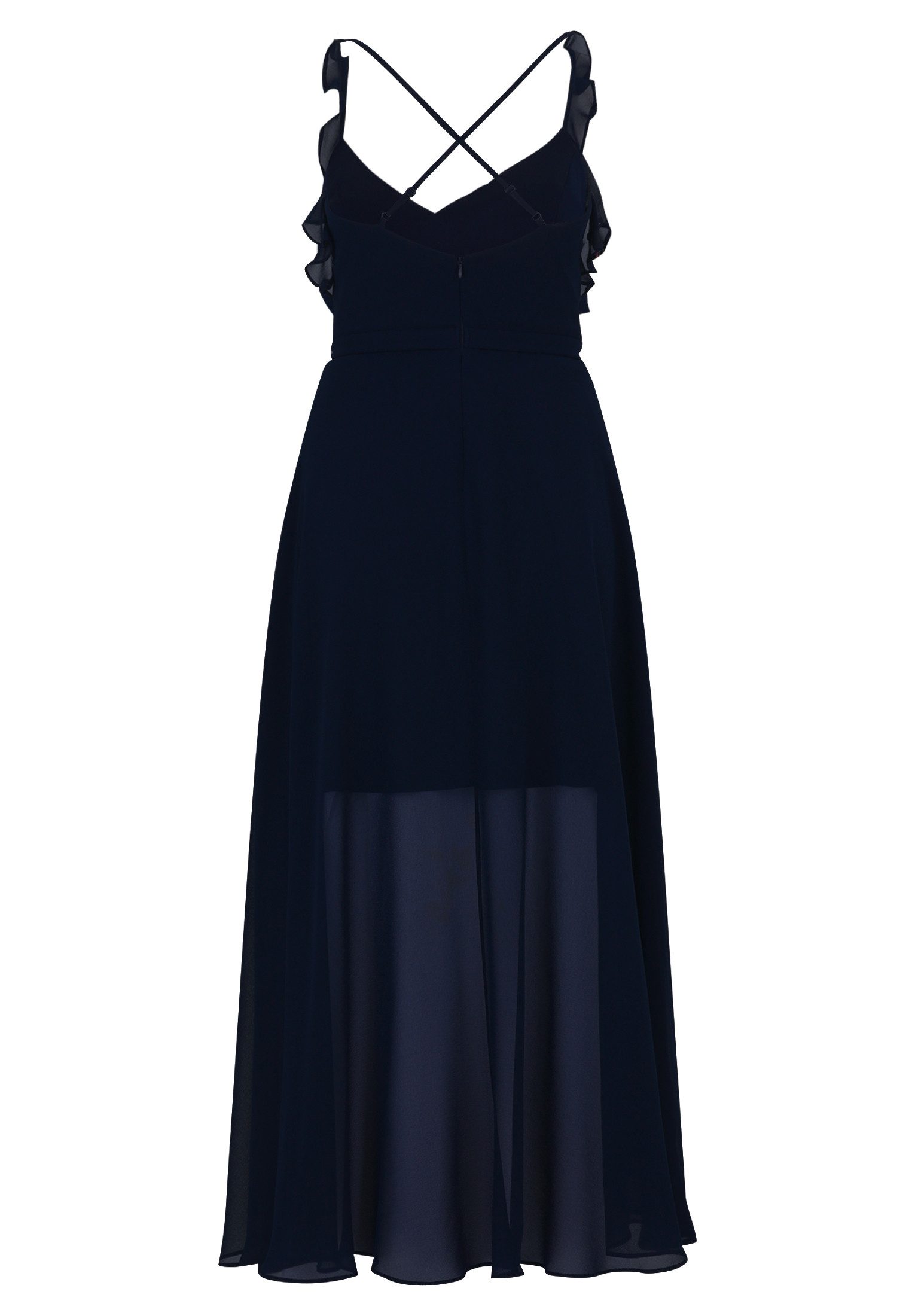 Vera Mont Abendkleid Damen mit Volant Wickel-Design