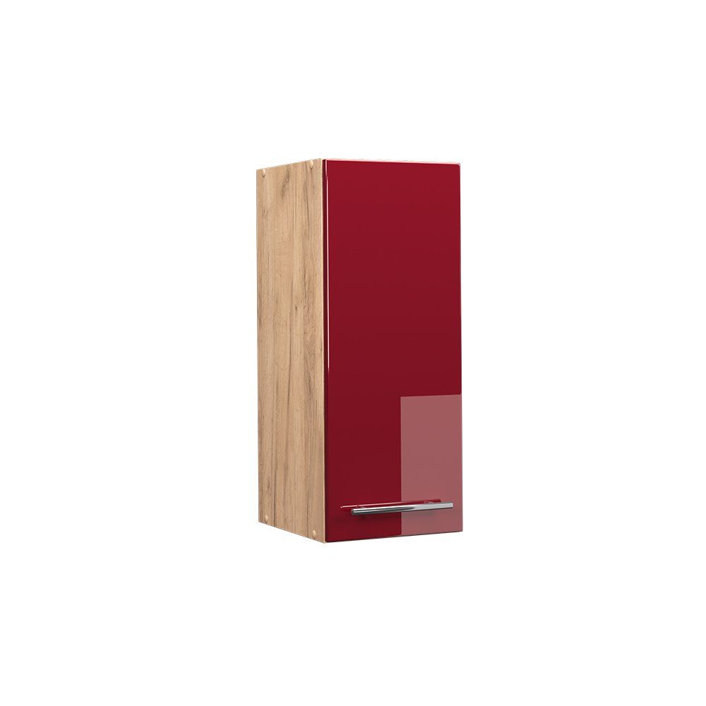 Vicco Hängeschrank Fame-Line, Bordeaux Hochglanz/Goldkraft Eiche, günstig online kaufen