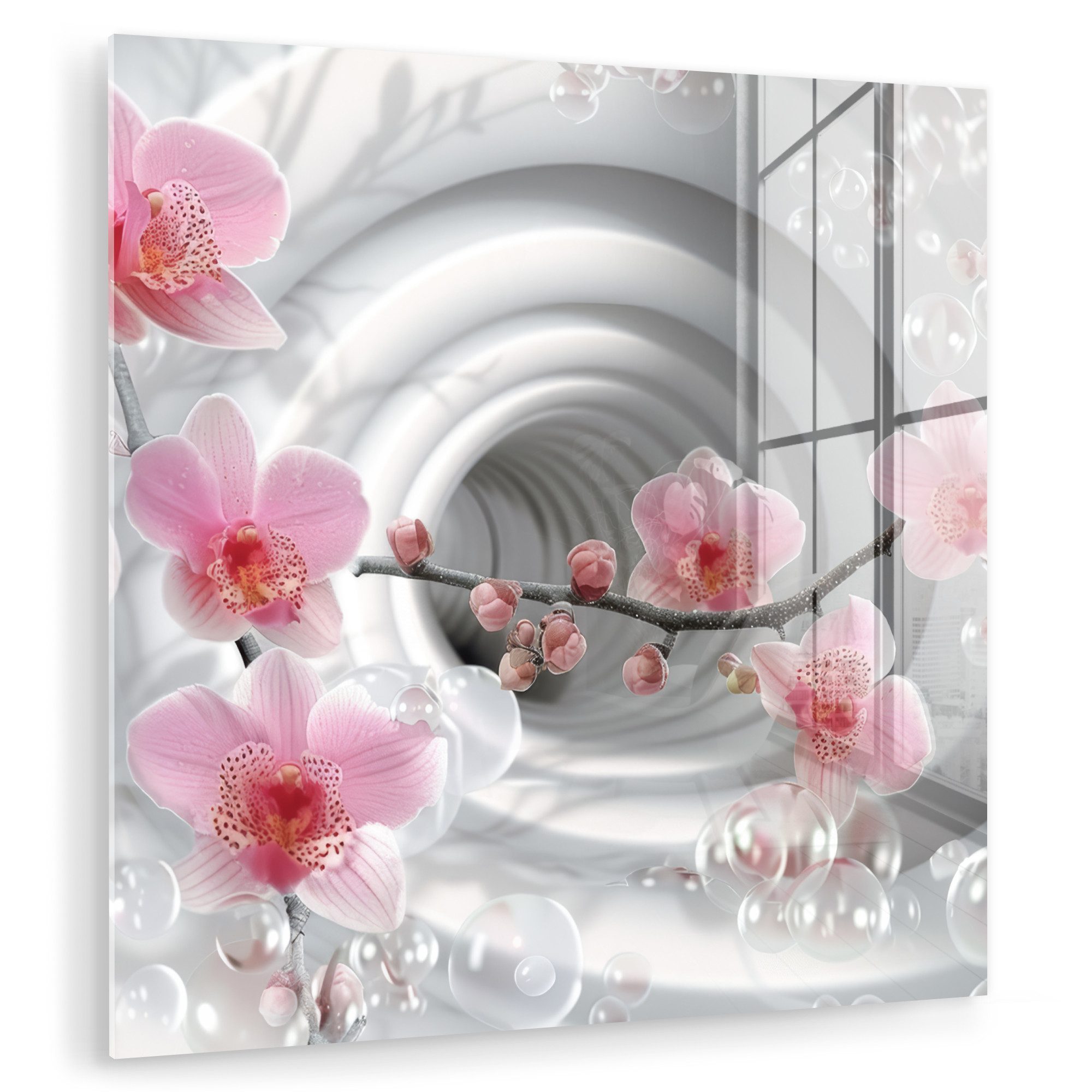 MuchoWow Acrylglasbild Blumen - Tunnel - günstig online kaufen