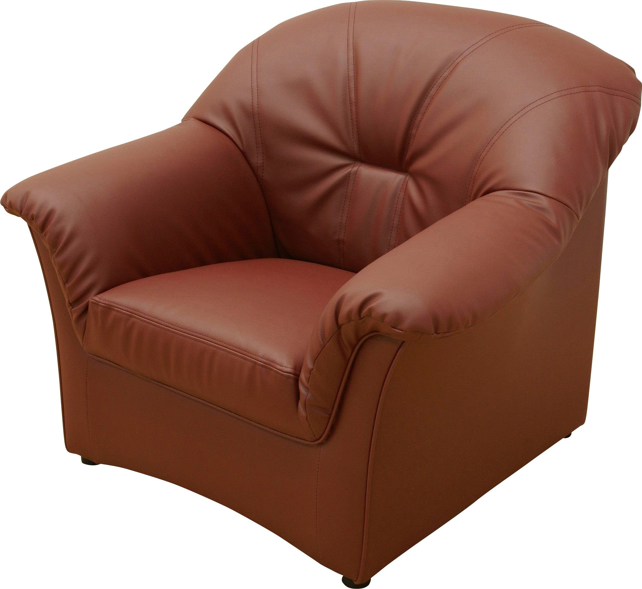 DOMO collection Sessel "Papenburg zeitlose Rückensteppung, elegante Armlehn günstig online kaufen