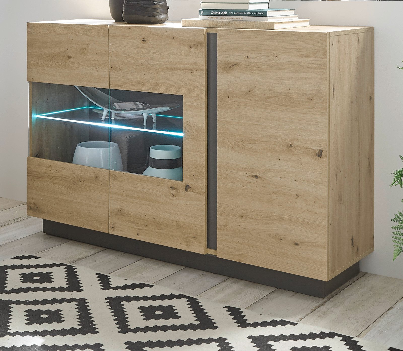 Furn.Design Sideboard Louna (Kommode in Eiche günstig online kaufen