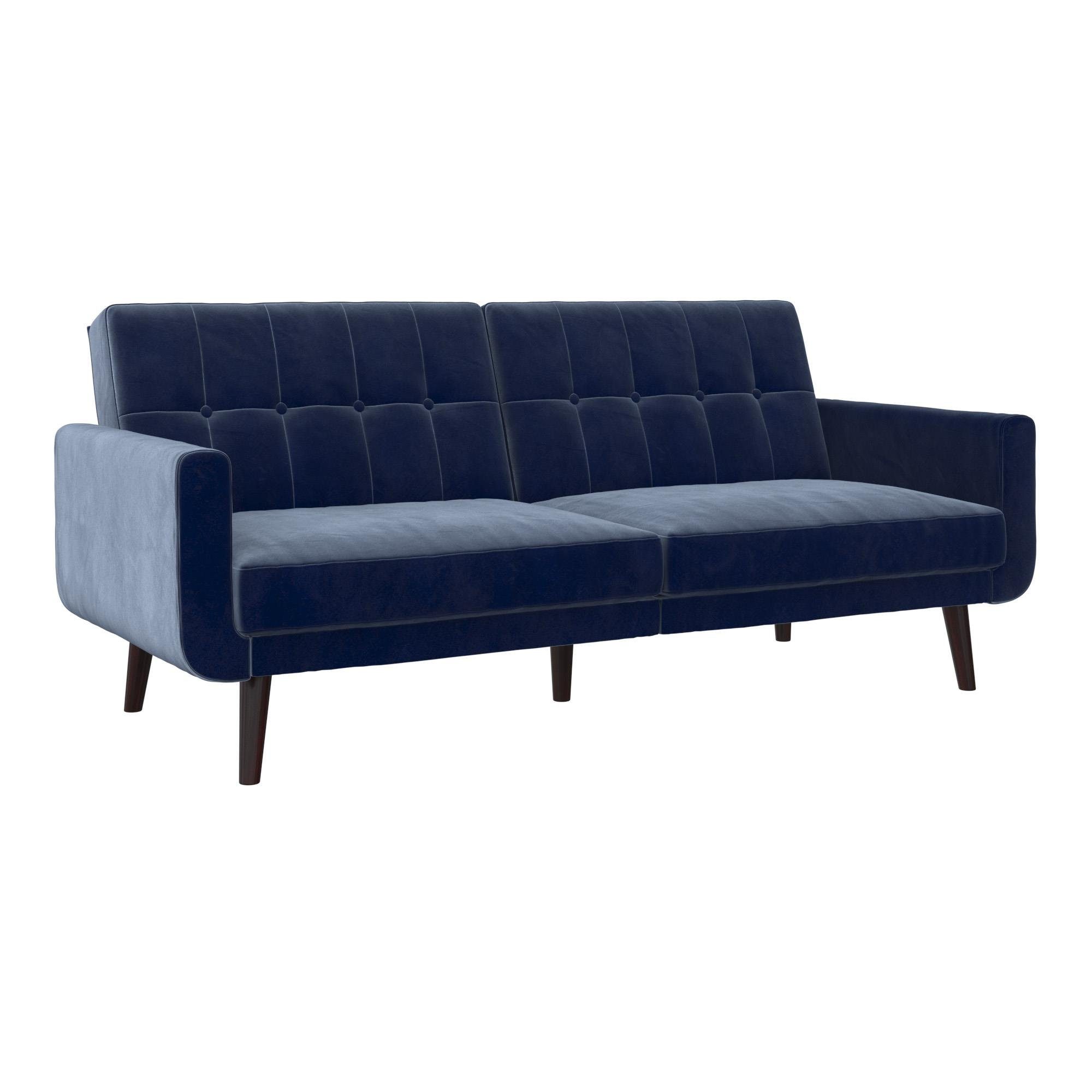 loft24 Schlafsofa Nola, mit Relaxfunktion, Samtbezug, günstig online kaufen