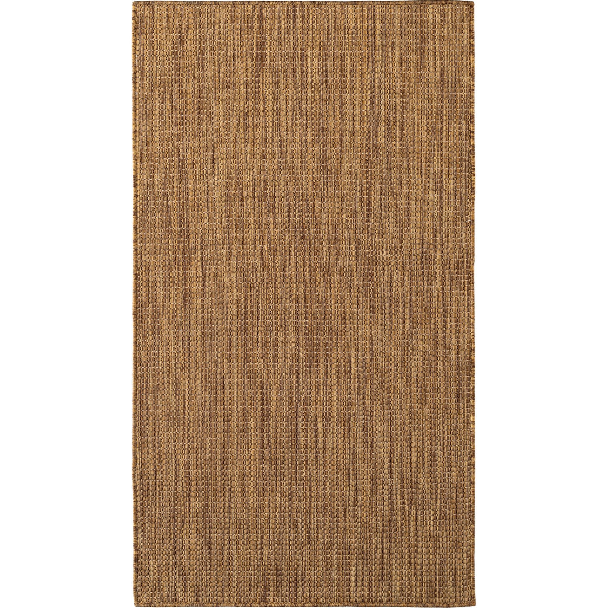 Teppium Teppich Einfarbig, Läufer, Höhe: 3 mm, Teppich Wetterfest Waschbar Balkon, Garten, Terrasse und Küchenteppich