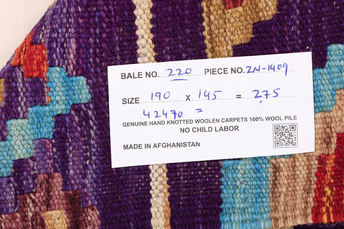 Kelim 3 Handgewebter Höhe: mm 145x190 Trading, Orientteppich Moderner Heritage Orientteppich, Nain Afghan rechteckig,