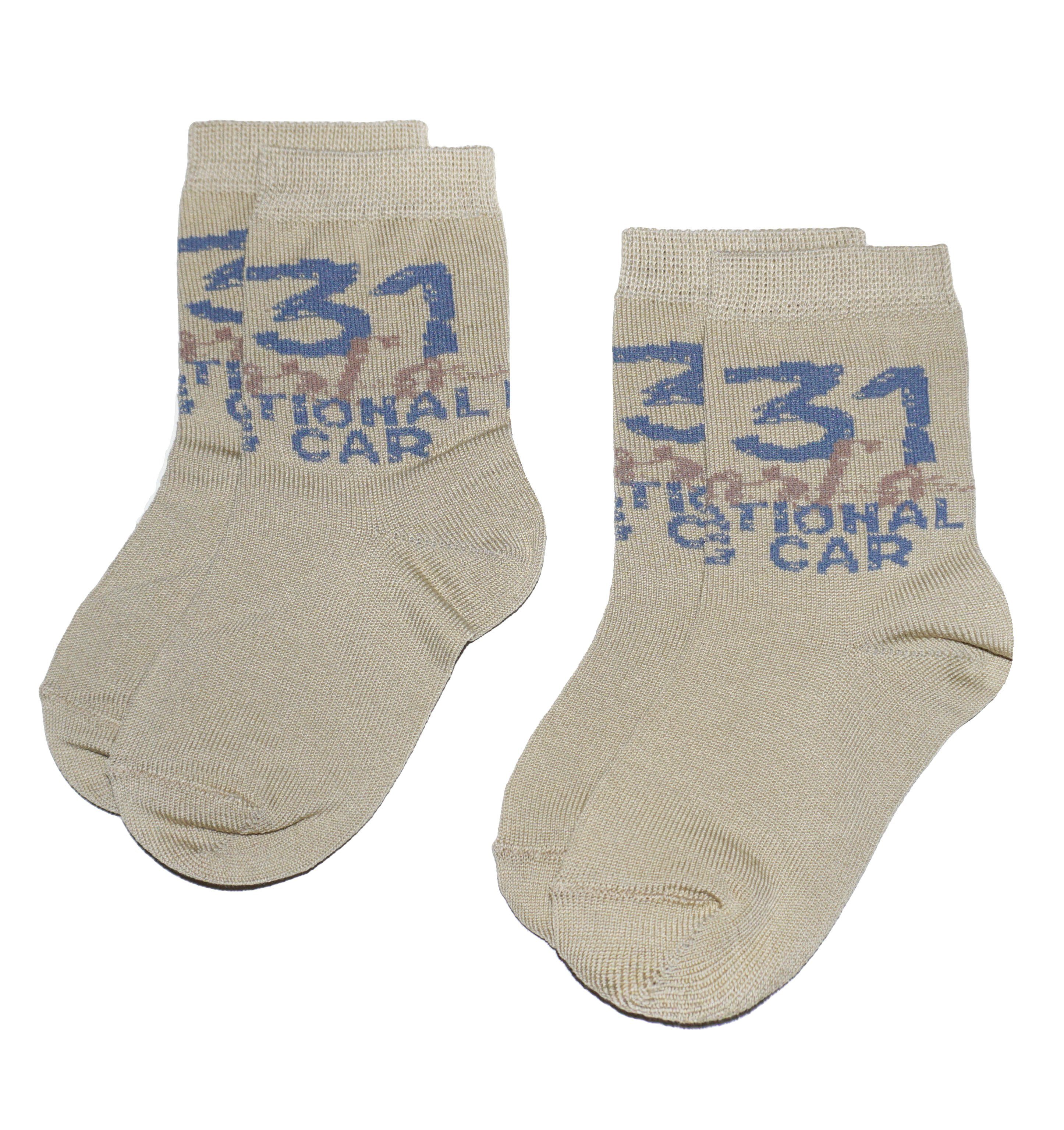 Socken Kinder Socken 2-er Pack für Jungs >>International Race<< aus Baumwolle