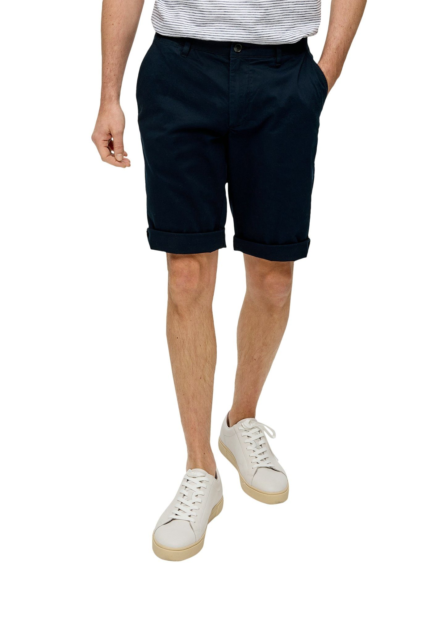 s.Oliver Chinohose mit Baumwollstretch, Bermuda-Style