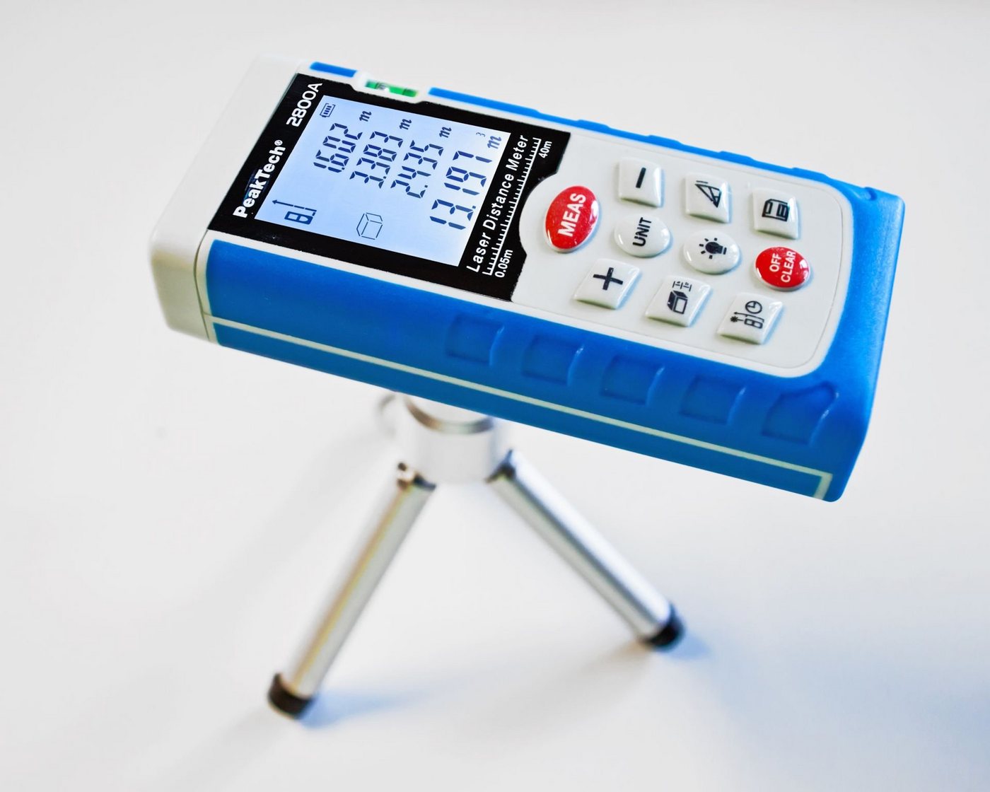 Thumbnail - PeakTech Entfernungsmesser PeakTech P 2801: Laser-Entfernungsmessgerät ~ 0,05 ... 60 m, (1 St)