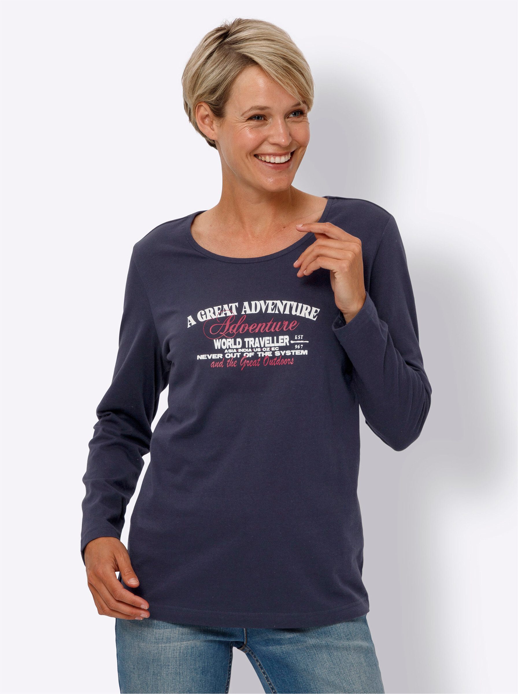 Sieh an! T-Shirt Langarmshirt günstig online kaufen