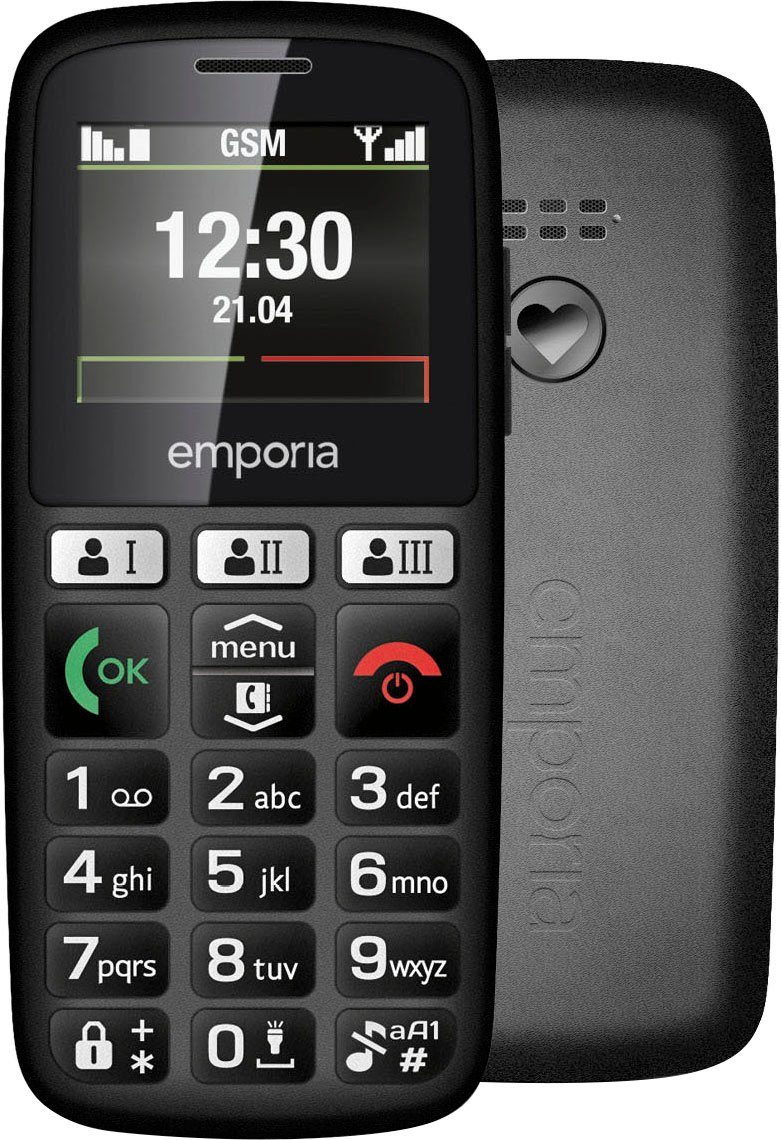 Emporia emporiaHAPPY E30 Seniorenhandy (5,08 cm/1,81 Zoll)