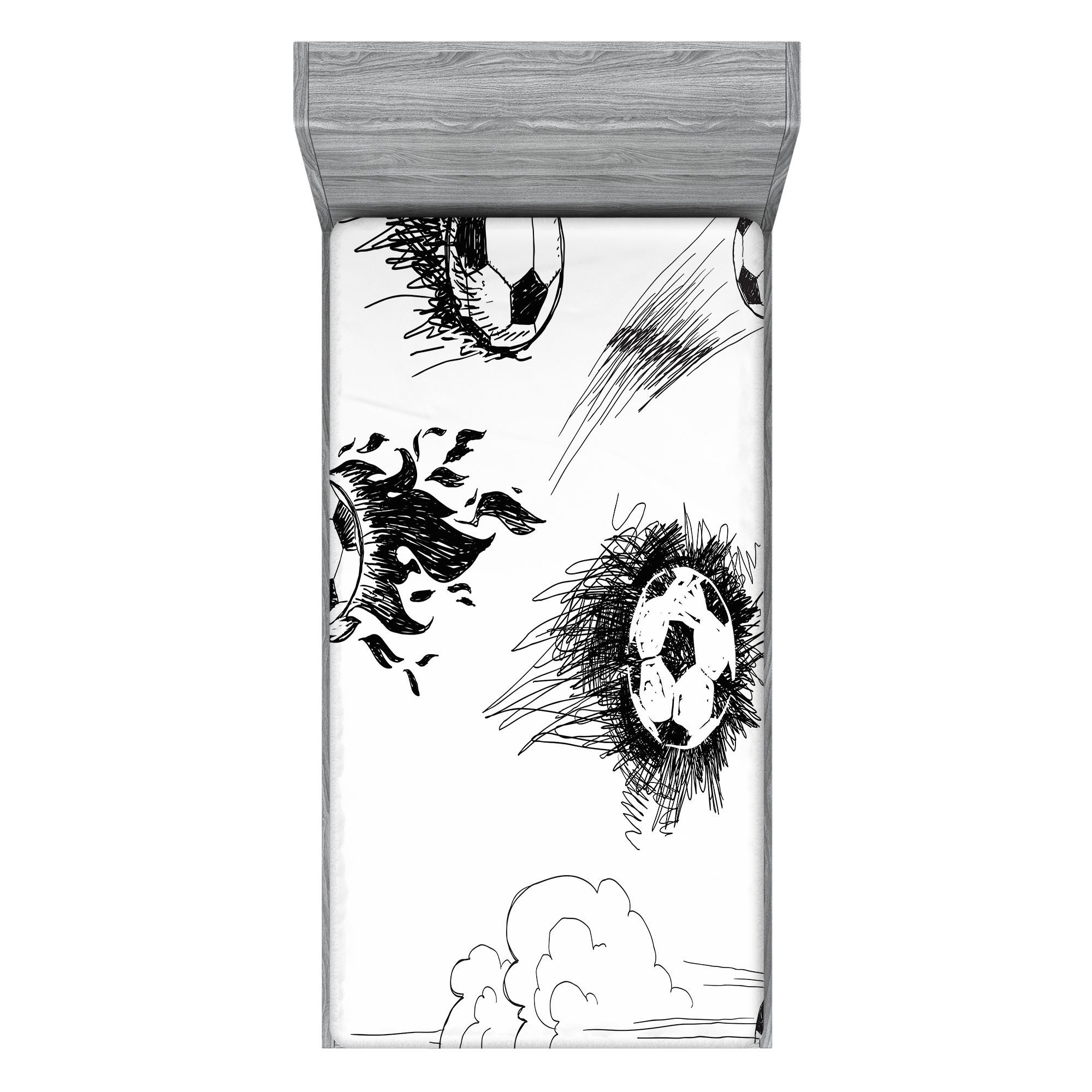 Abakuhaus Spannbettlaken Soft Dekorativer Stoff Bettwäsche Rund-um Elastisc günstig online kaufen