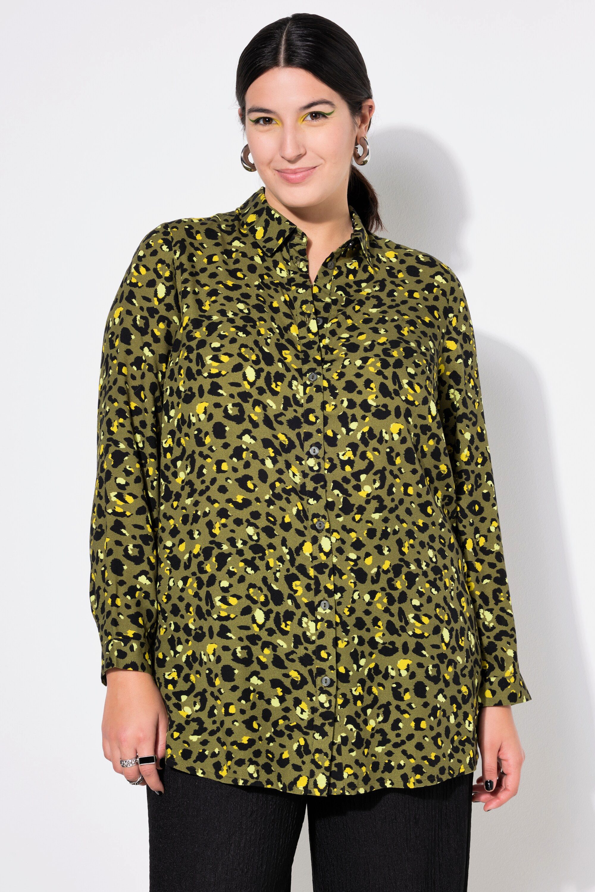 Studio Untold Longbluse Hemdbluse Boxy Shape günstig online kaufen