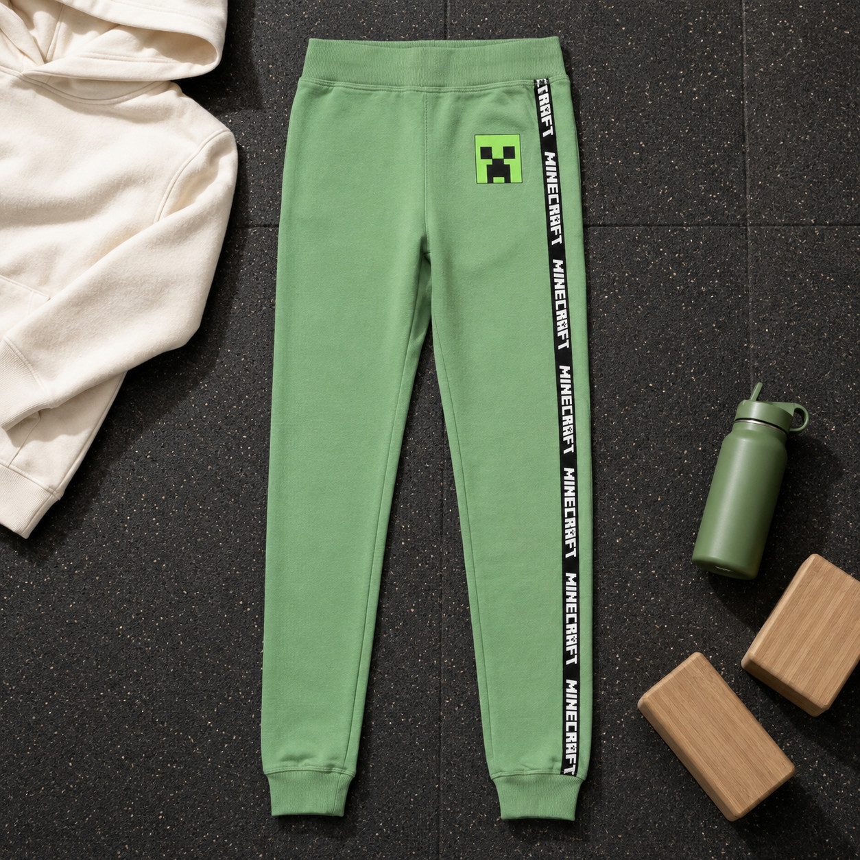 Minecraft Jogginghose Minecraft Creeper Zombie Jungen Kinder Sporthose Hose Gr. 116 bis 152
