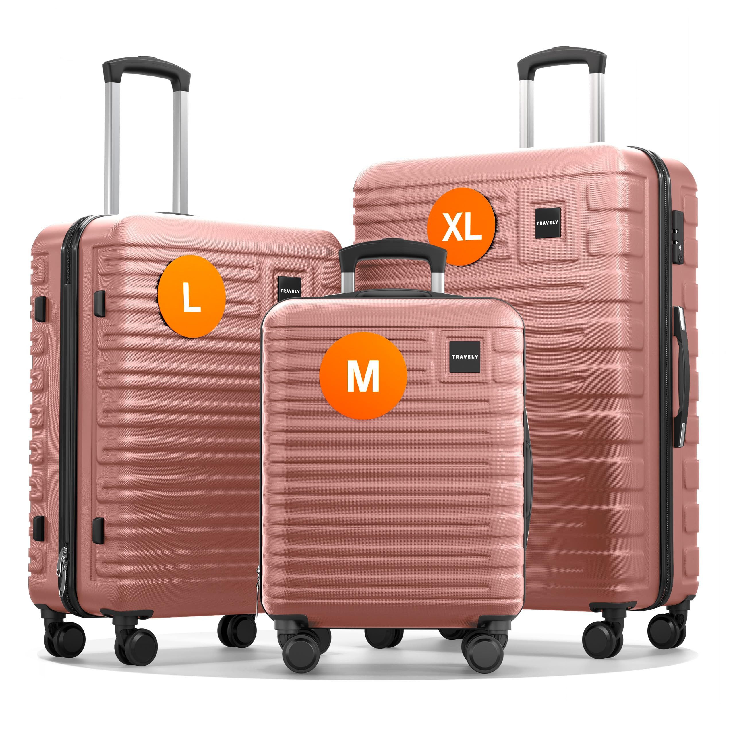 Travely Koffer Polycarbonat Koffer Set - 3 teiliges Kofferset, XL + L + M, günstig online kaufen