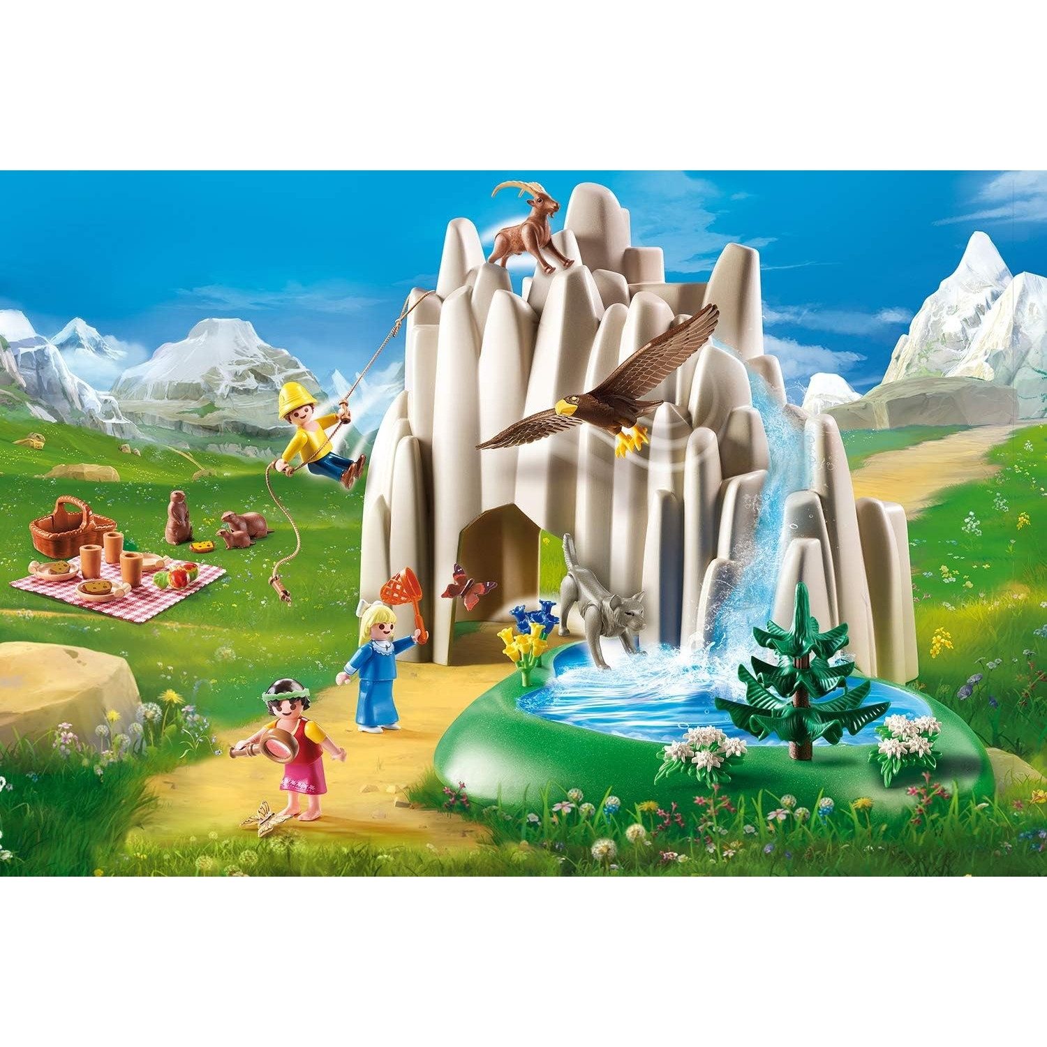 Playmobil® Heidi 70254 Am Kristallsee mit Heidi, Peter und Clara, Inkl. Was günstig online kaufen