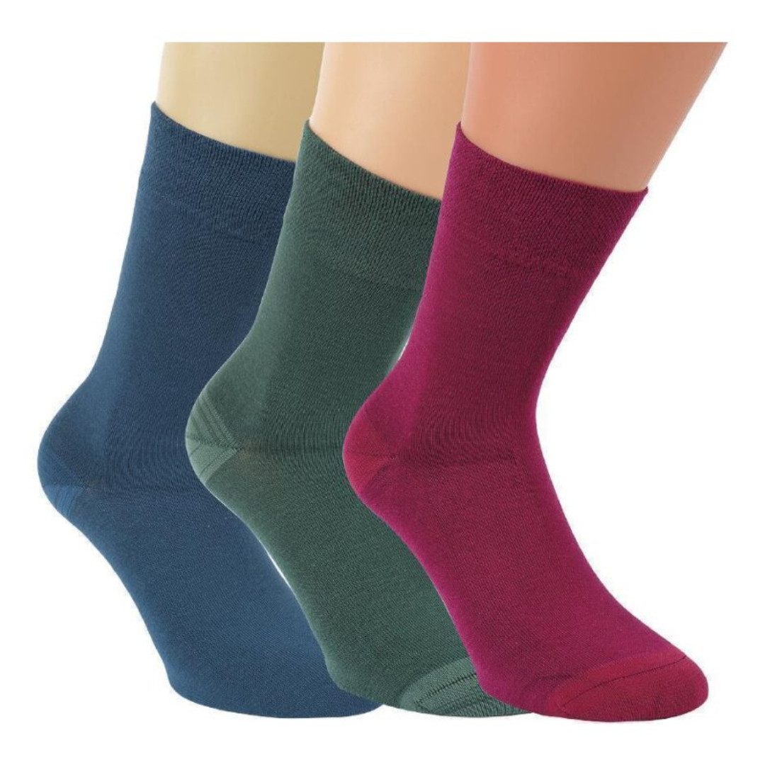 RS Harmony Businesssocken Bunte farbige Bambus Viskose Socken Komfortrand U günstig online kaufen