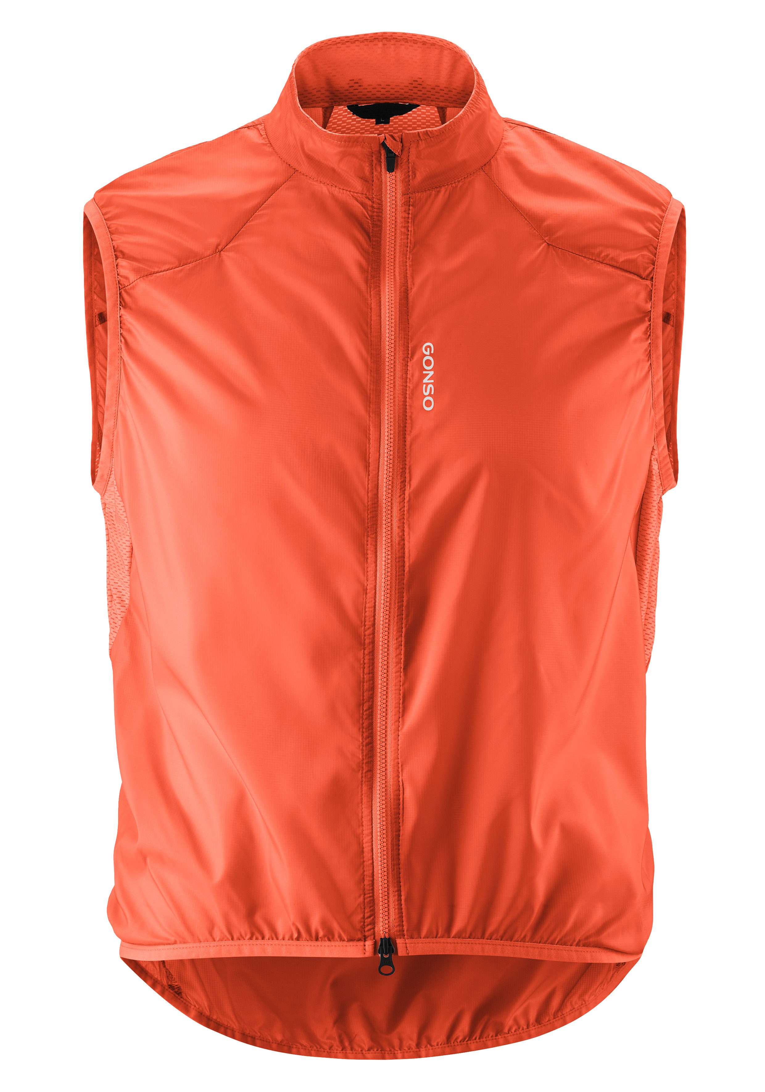 Gonso Funktionsweste Road Vest Wind M Herren Weste, atmungsaktive Radweste, leichte Windweste, Tight Fit