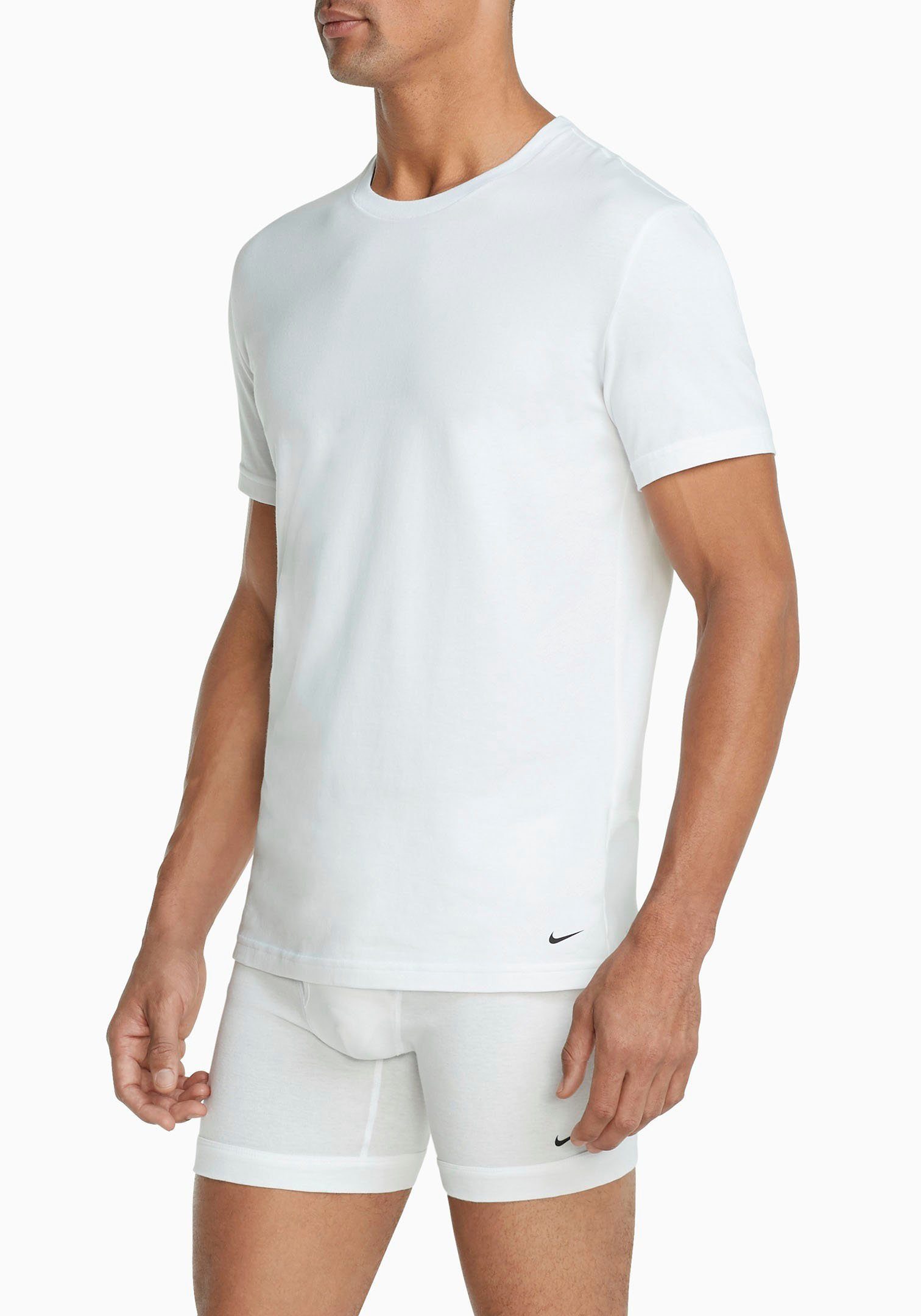 Underwear NIKE Rundhalsshirt aus weiß (2er-Pack) Qualität elastischer