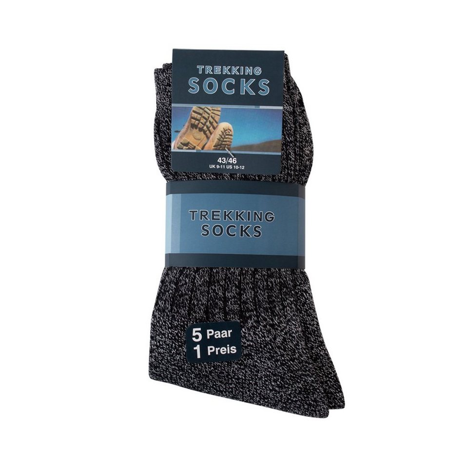 cwonlineshop Wandersocken Trekkingsocken Arbeitssocken Premium-Qualität  39-42 / 43-46 (Set, 10-Paar) A 83432