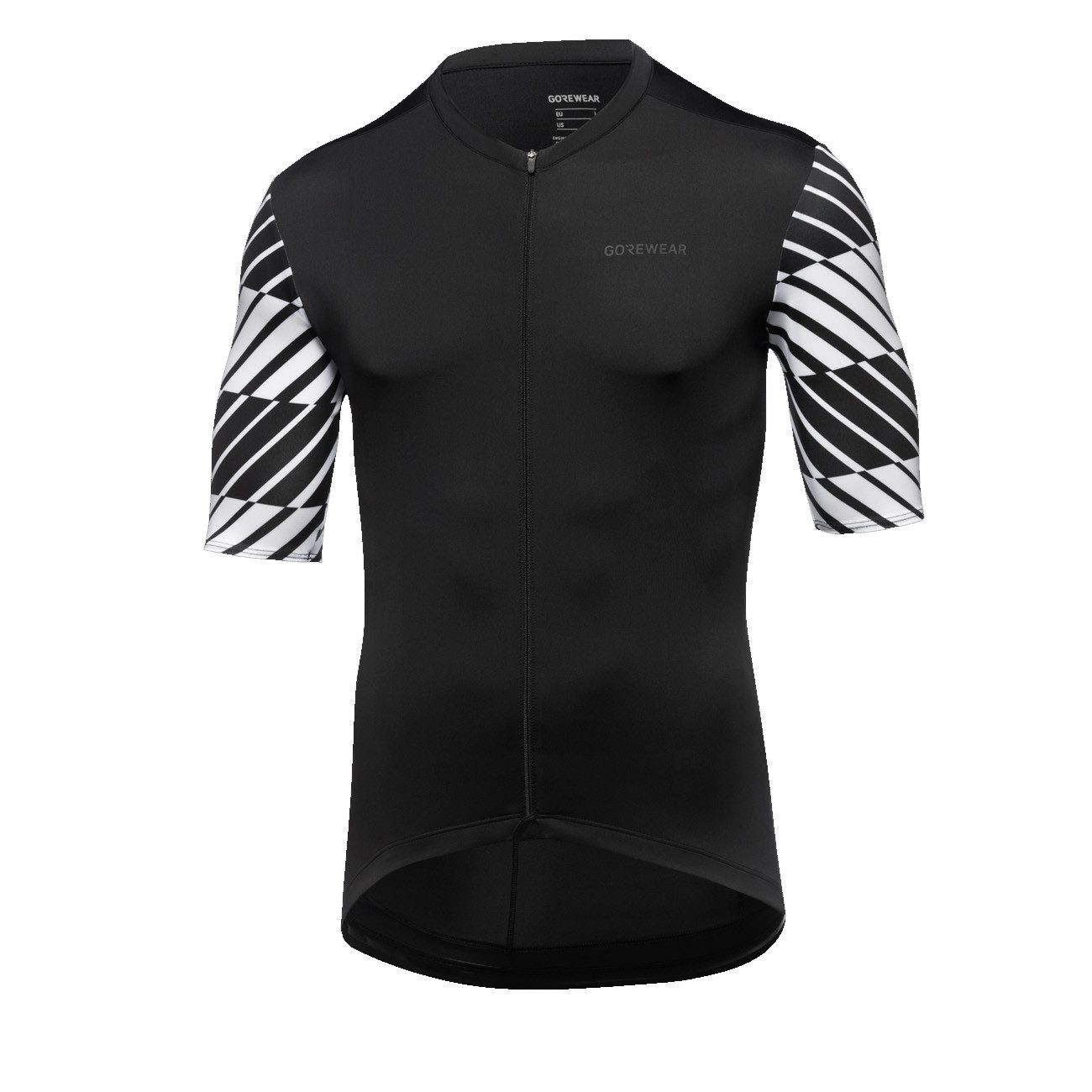 GORE® Wear Radtrikot Gore Wear Swiftride Optical Jersey Herren Black White