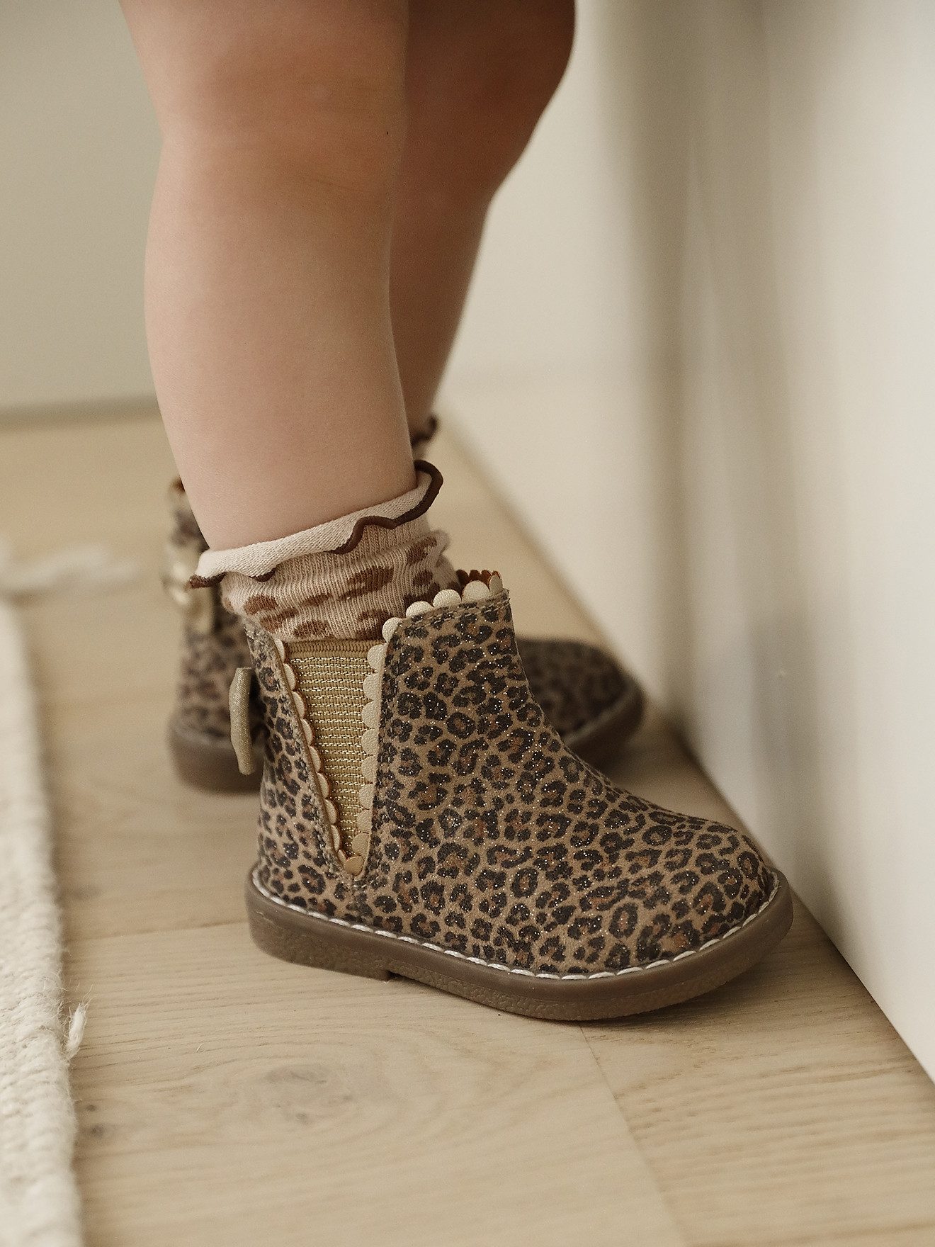 vertbaudet Mädchen Baby Boots mit Dehneinsatz Babystiefel