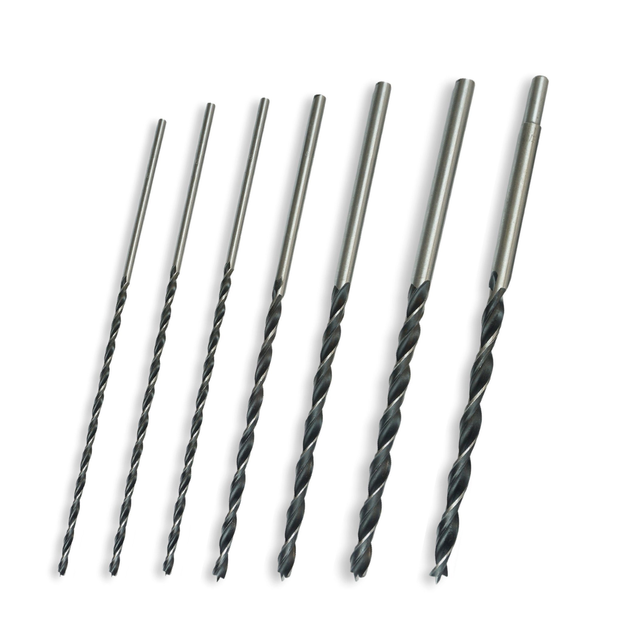 (7-teilig), Ø mm 4-5-6-7-8-10-12 Stahl - cm), Set 30cm 7-tlg., x HSS cm (Spar-Set, Perfect 4-5-6-7-8-10-12 lang Jb 30 Holzbohrer mm 30 Holzbohrer x