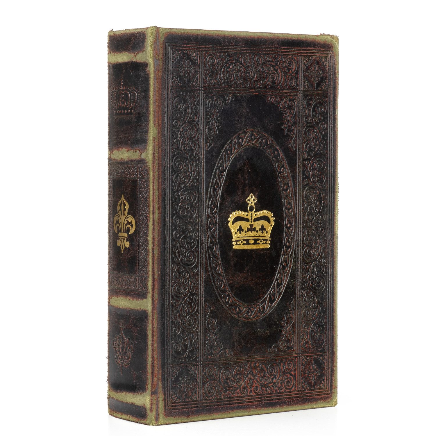 Moritz Etui Buchhülle Vintage mit Krone und Geheimfach