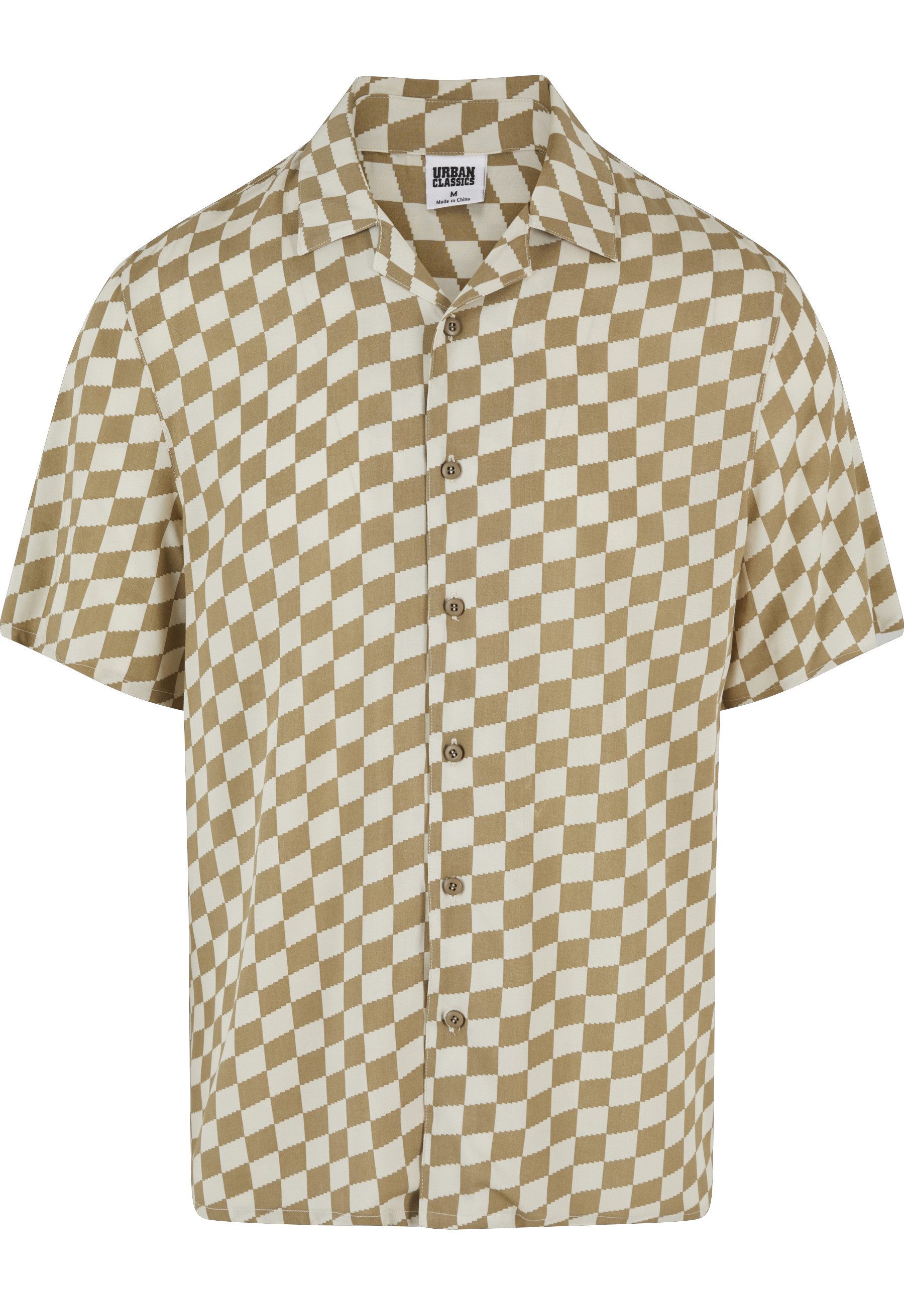 URBAN CLASSICS T-Shirt Urban Classics Herren Viscose AOP Resort Shirt (1-tlg)