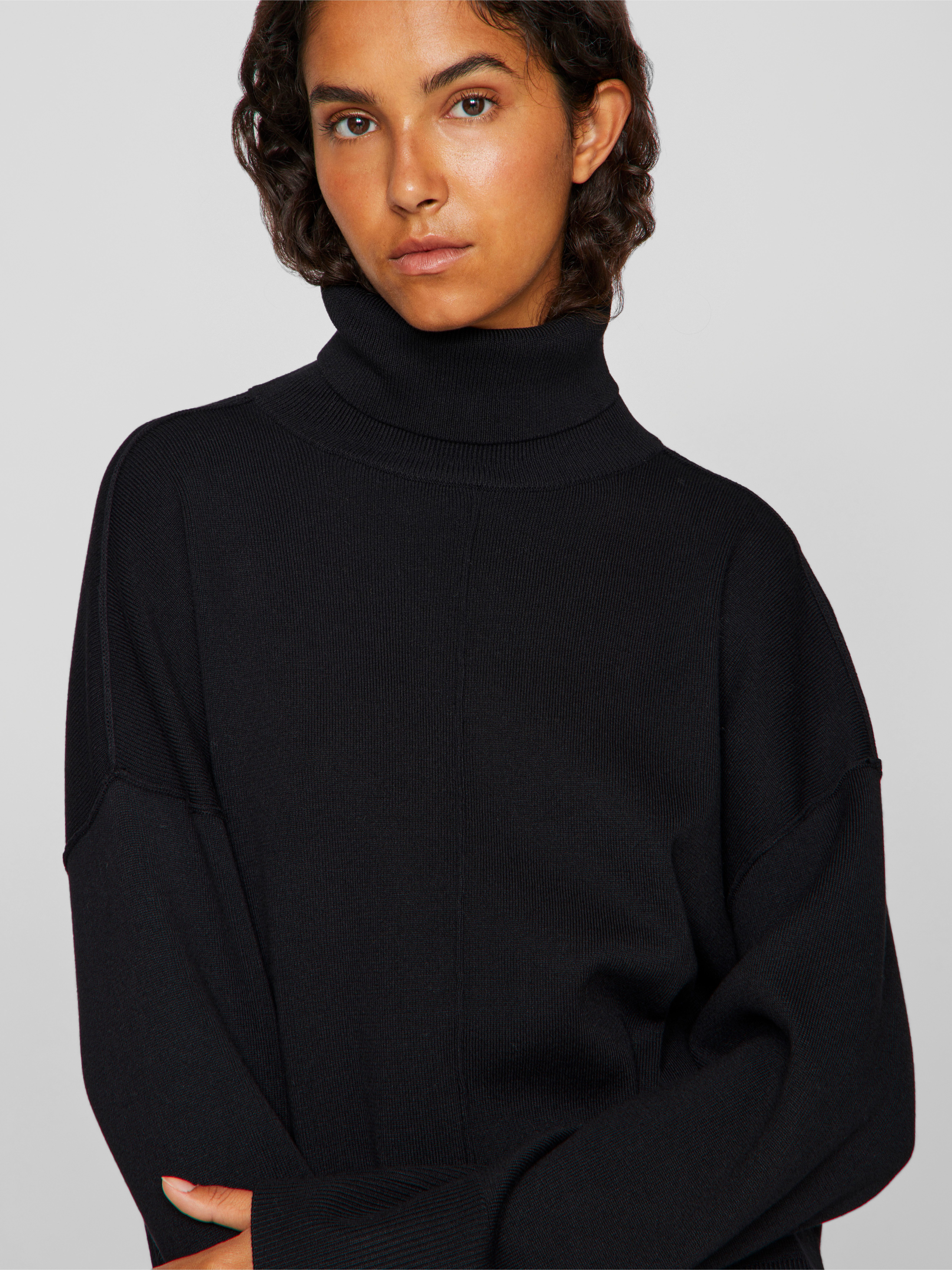 Vila Rollkragenpullover VIOSTRIA ROLLNECK L/S KNIT TOP-NOOS