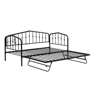 REDOM Metallbett Schlafsofa mit Ausziehbett. Zwei-in-Eins-Schlafsofa (Tagesbett 90 (180) x 200 cm), ohne Matratze