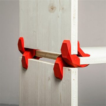 PlayWood Eckverbinder 90 Grad Steckverbinder, Verbindungselement für DIY Möbel