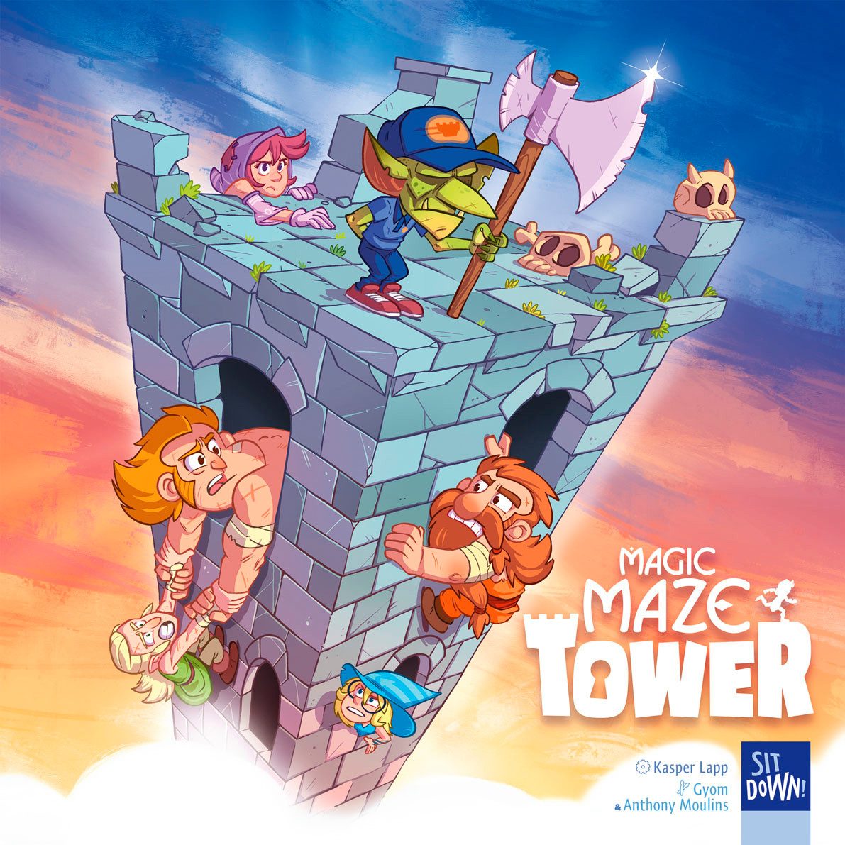 SIT DOWN! Spiel Magic Maze Tower, Familienspiel