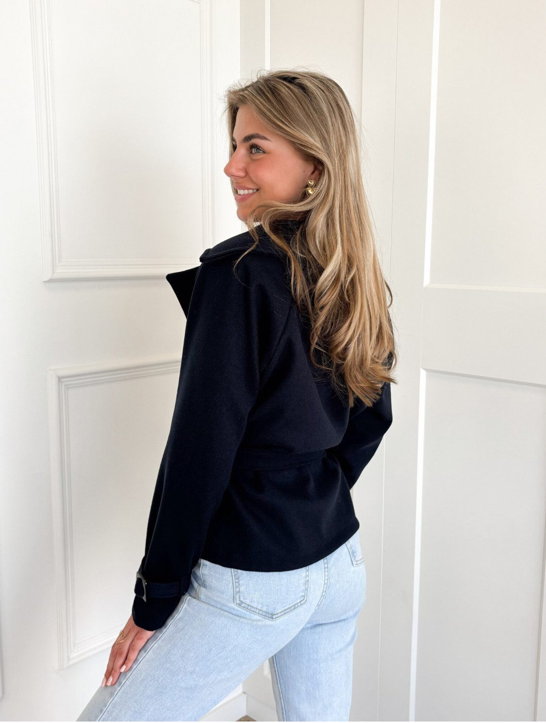 Worldclassca Trenchcoat Worldclassca Kurzer Doppelreihiger TRENCHCOAT Jacke günstig online kaufen