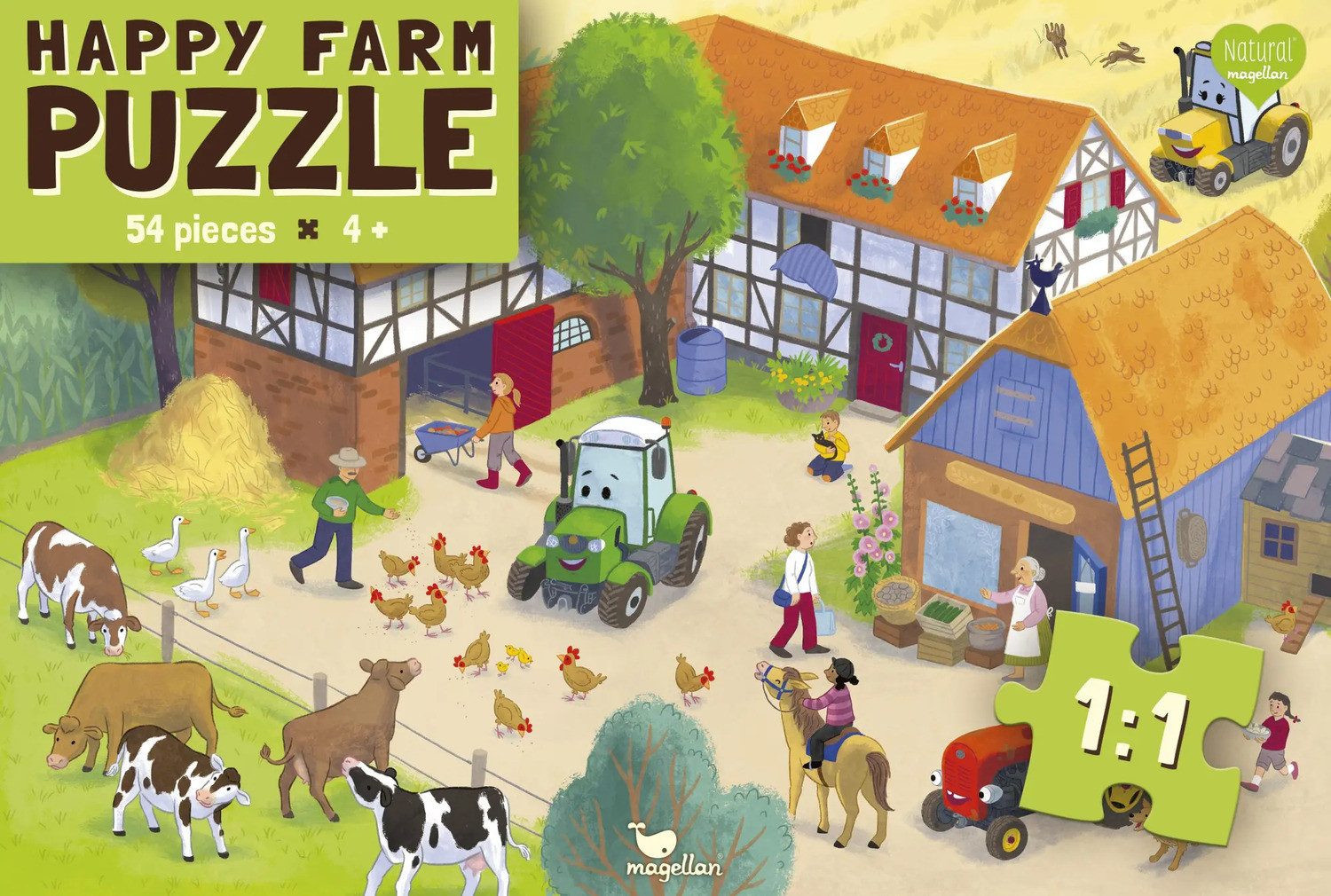 Magellan Puzzle Puzzle - Happy Farm, 54 Puzzleteile
