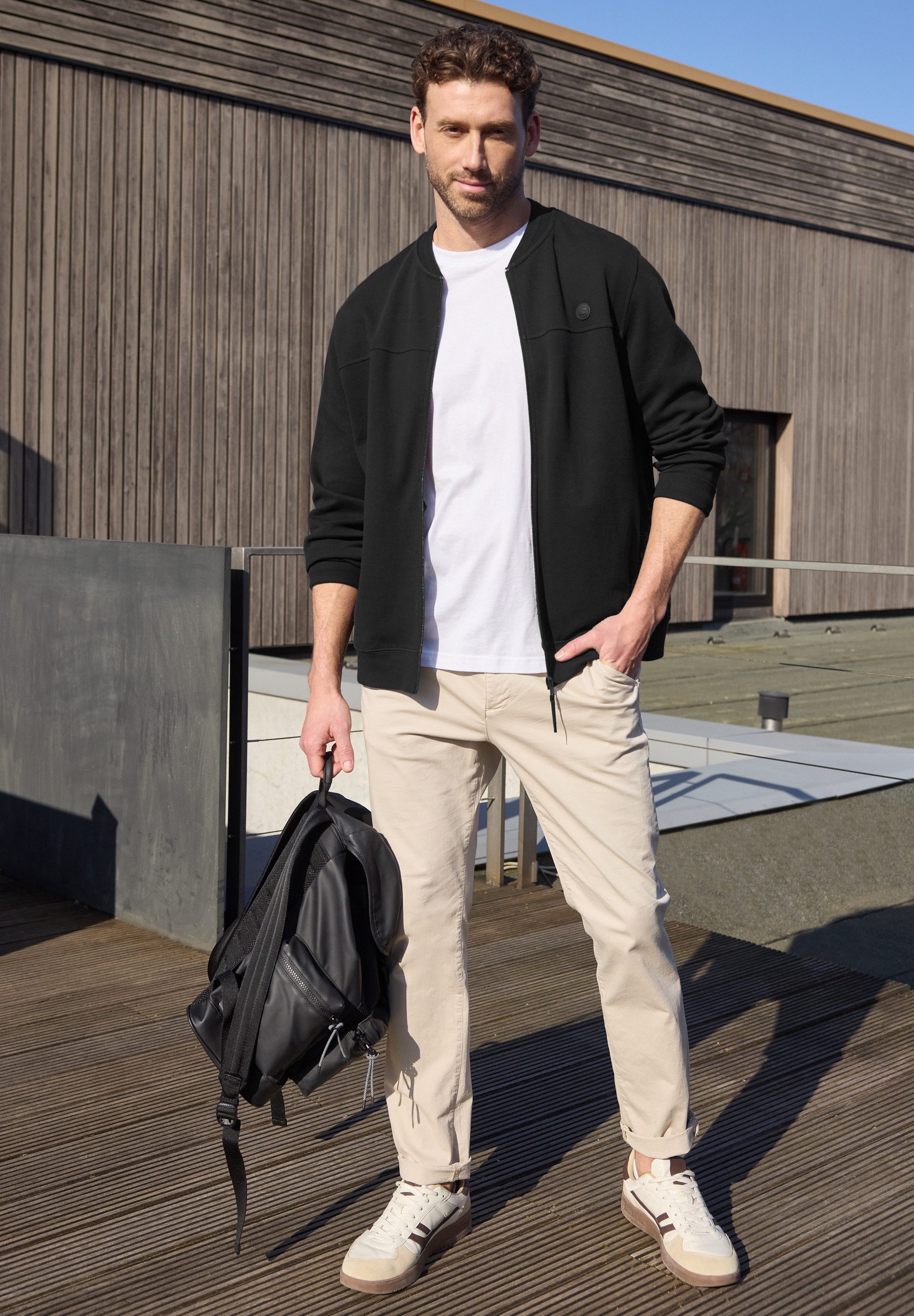 STREET ONE MEN Blouson mit Taschen-Detail günstig online kaufen