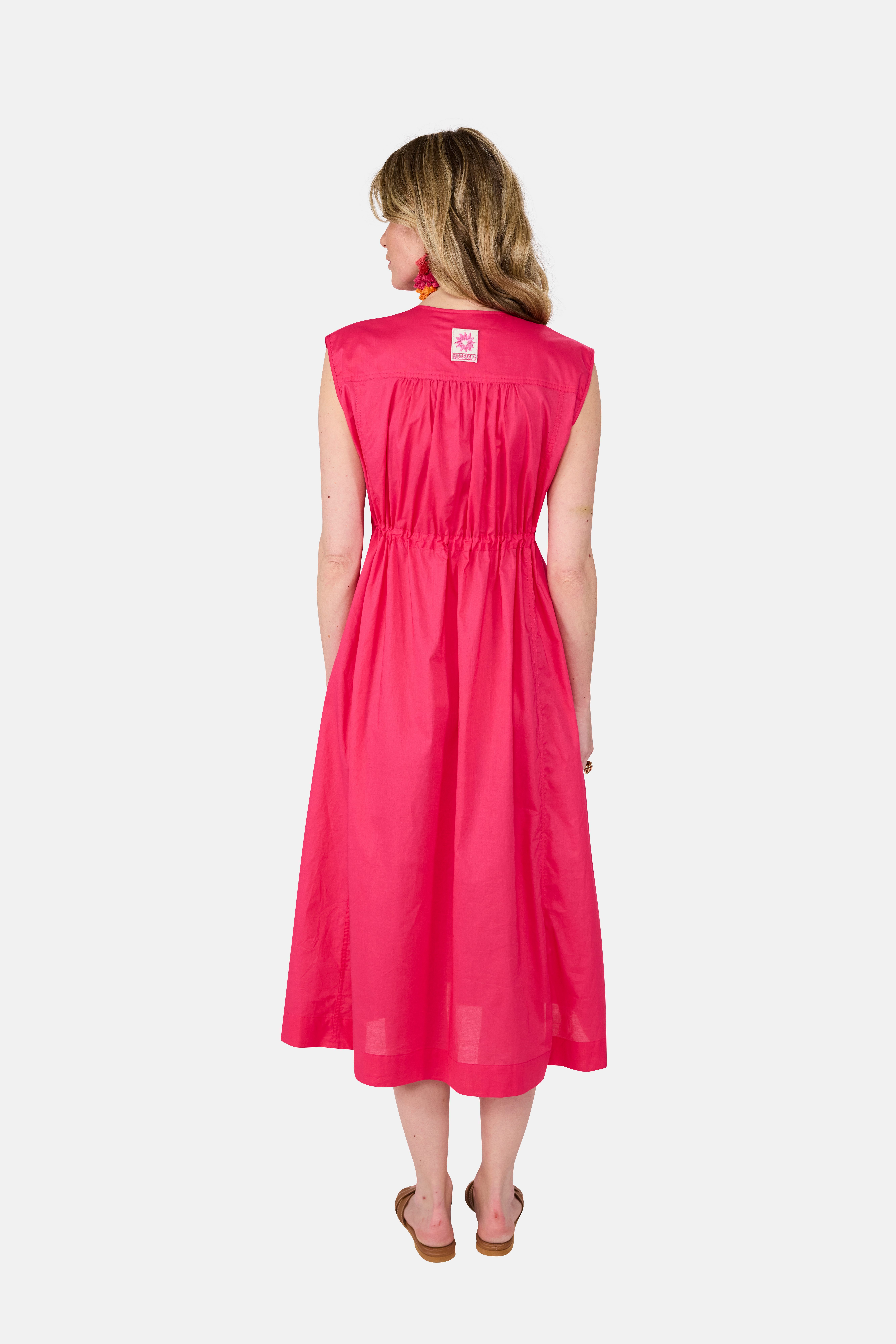 Lieblingsstück Sommerkleid mit Tunnelzugbändchen in der Taille günstig online kaufen