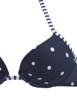 s.Oliver Push-Up-Bikini-Top Audrey, mit Punkten und Streifen