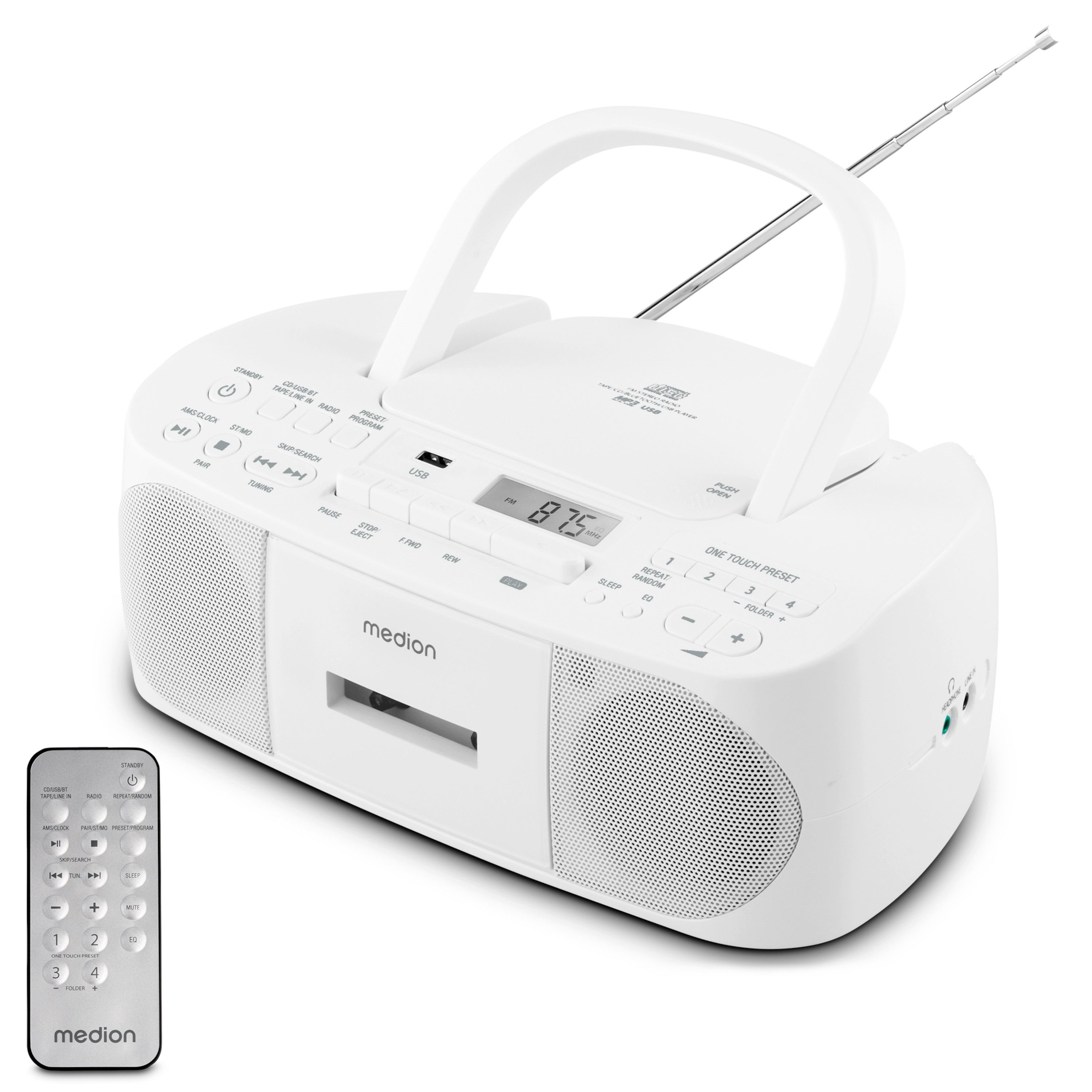 Medion® Radio (MW / UKW mit RDS, AM- / FM- Tuner, 3 W)