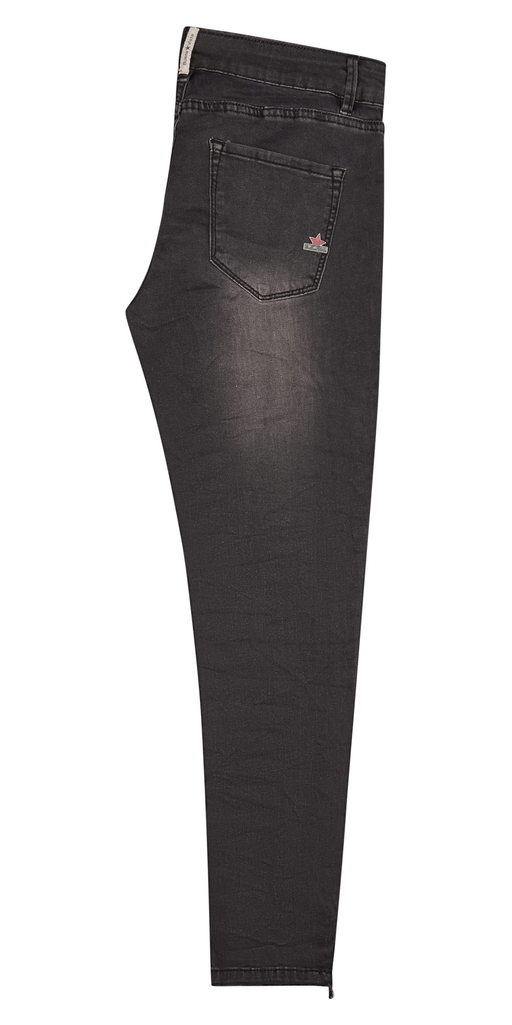 Buena Vista Stretch-Jeans BUENA VISTA ITALY V 7/8 grey black 2408 B5311 601 günstig online kaufen