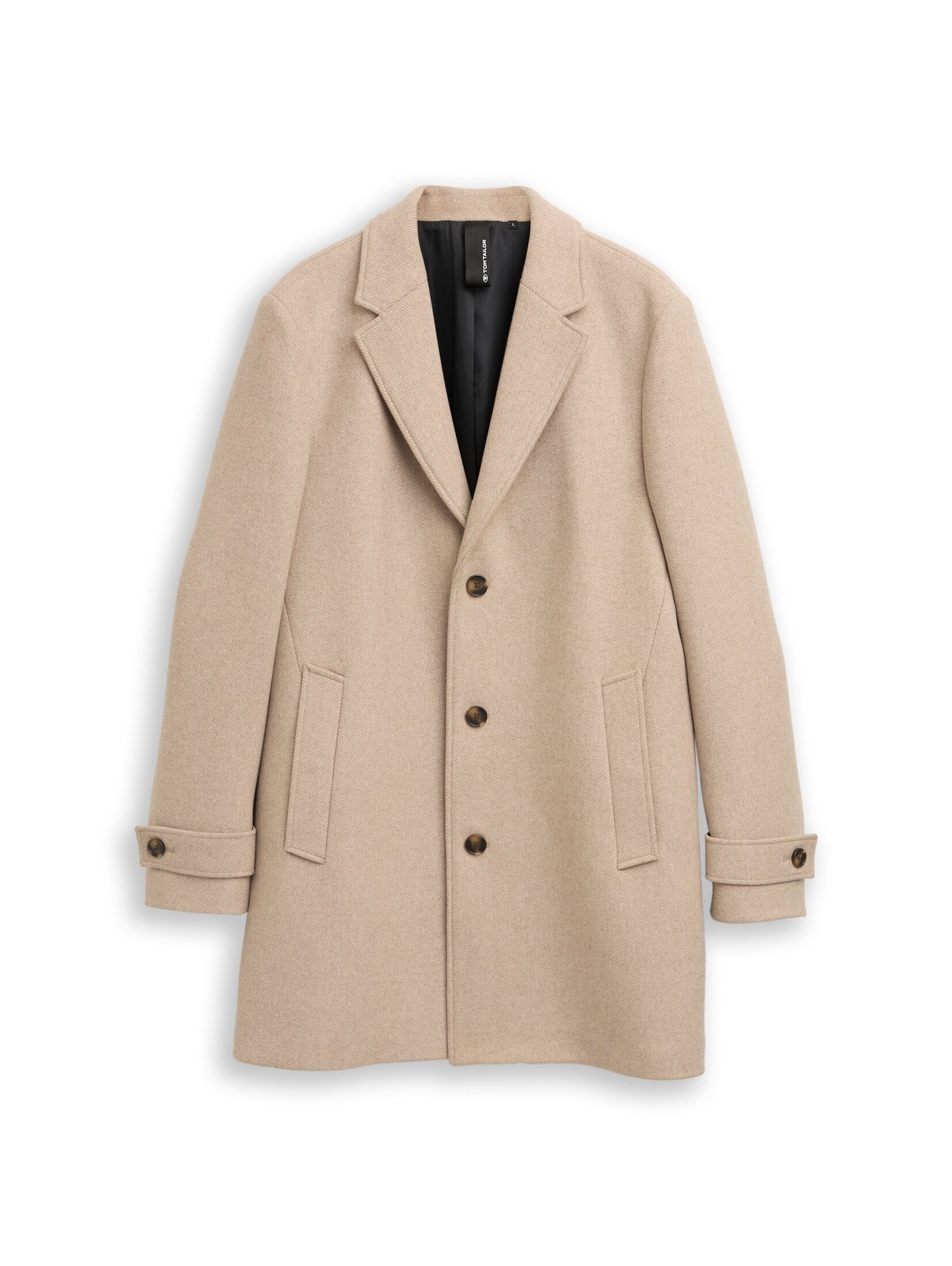 TOM TAILOR Wollmantel Jacken Wollmantel mit Reverskragen