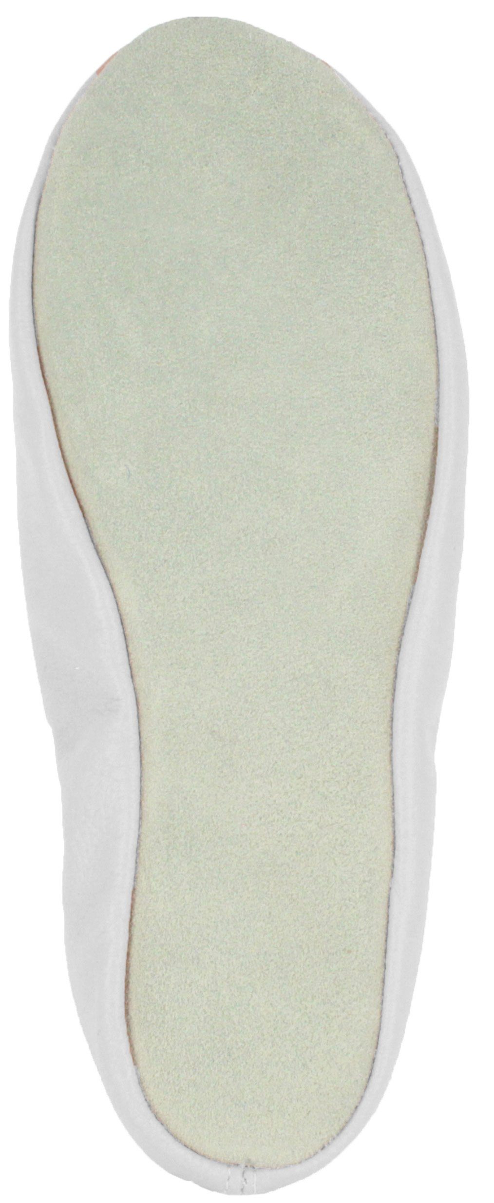 Beck Schläppchen Echt-Leder mit Ledersohle Gymnastikschuh und Wildledersohle – Bild 4 von 5