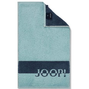 JOOP! Handtuch Waschhandschuh Shades Stripe Aqua 1687 11, Walkfrottier (1-St), Querstreifen, Flauschig