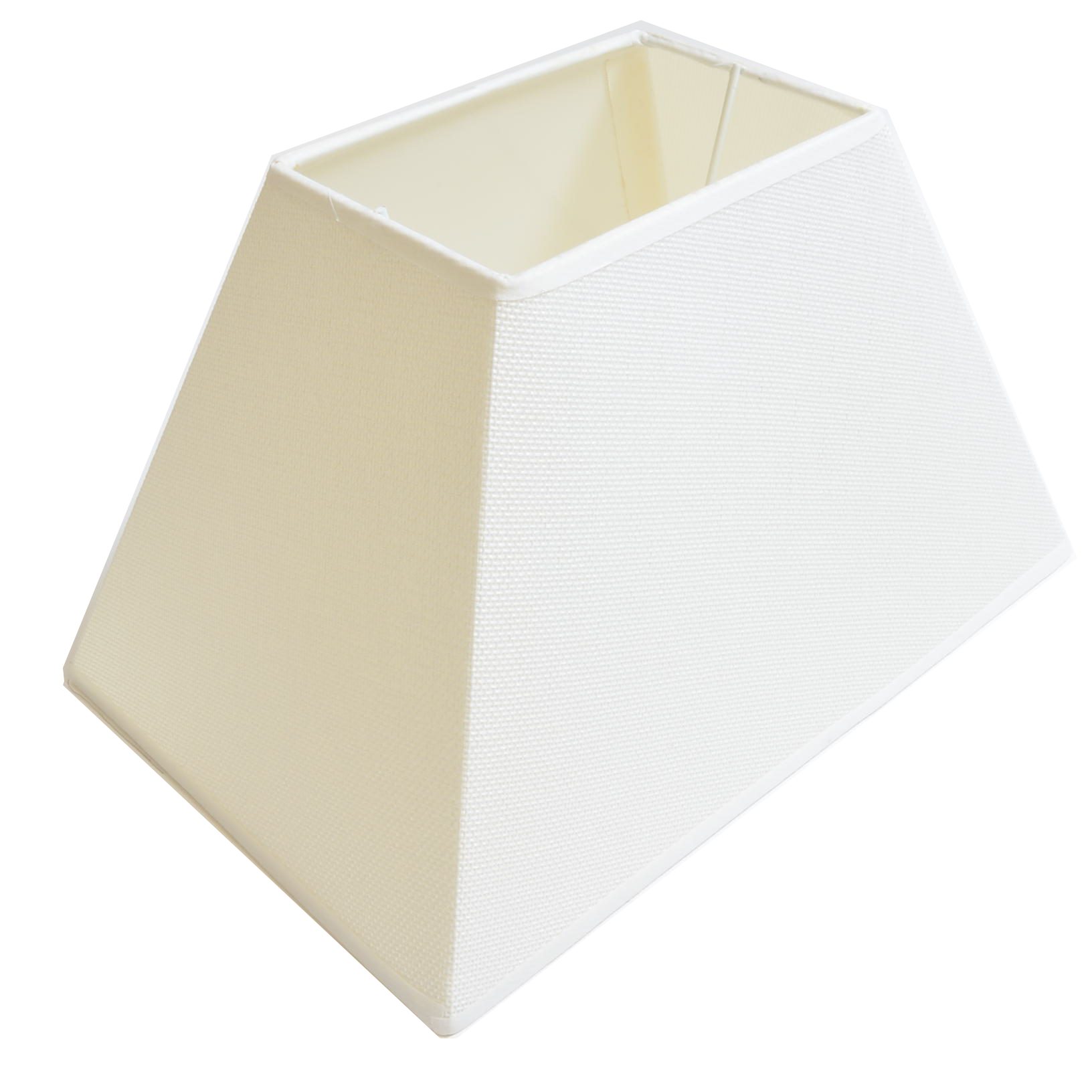 B&S Lampenschirm Lampenschirm Trapez in Leinenoptik H 18 für Steh & Tischle günstig online kaufen