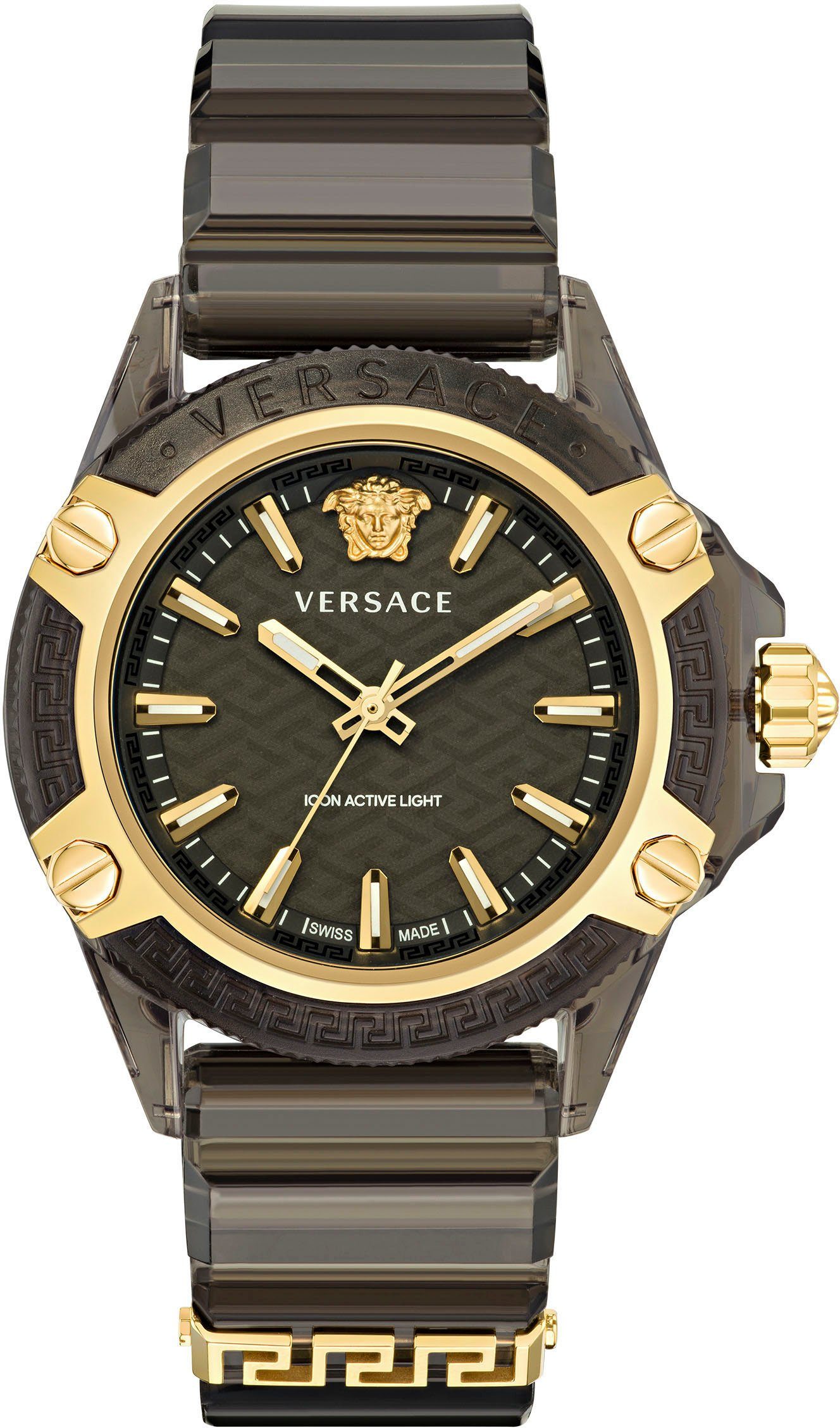 Quarzuhr Versace schwarz VE6E00123 ICON ACTIVE,