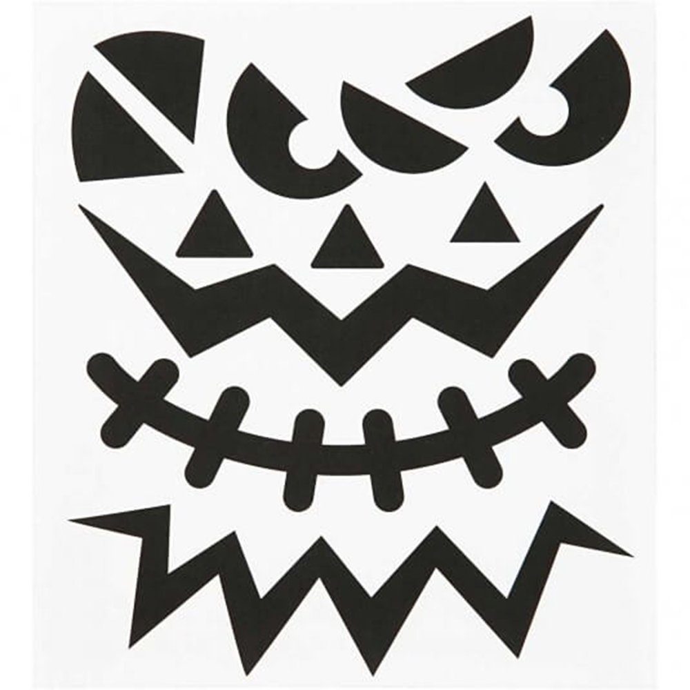 creativ company Sticker Sticker Halloween - Große Gesichter