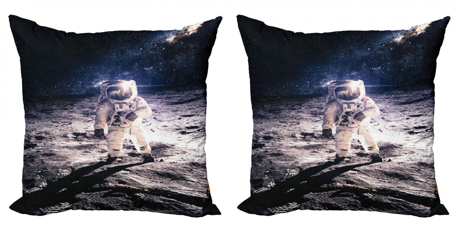 Kissenbezüge Modern Accent Platz auf Abakuhaus Stück), Doppelseitiger Digitaldruck, (2 dem Mond Astronaut