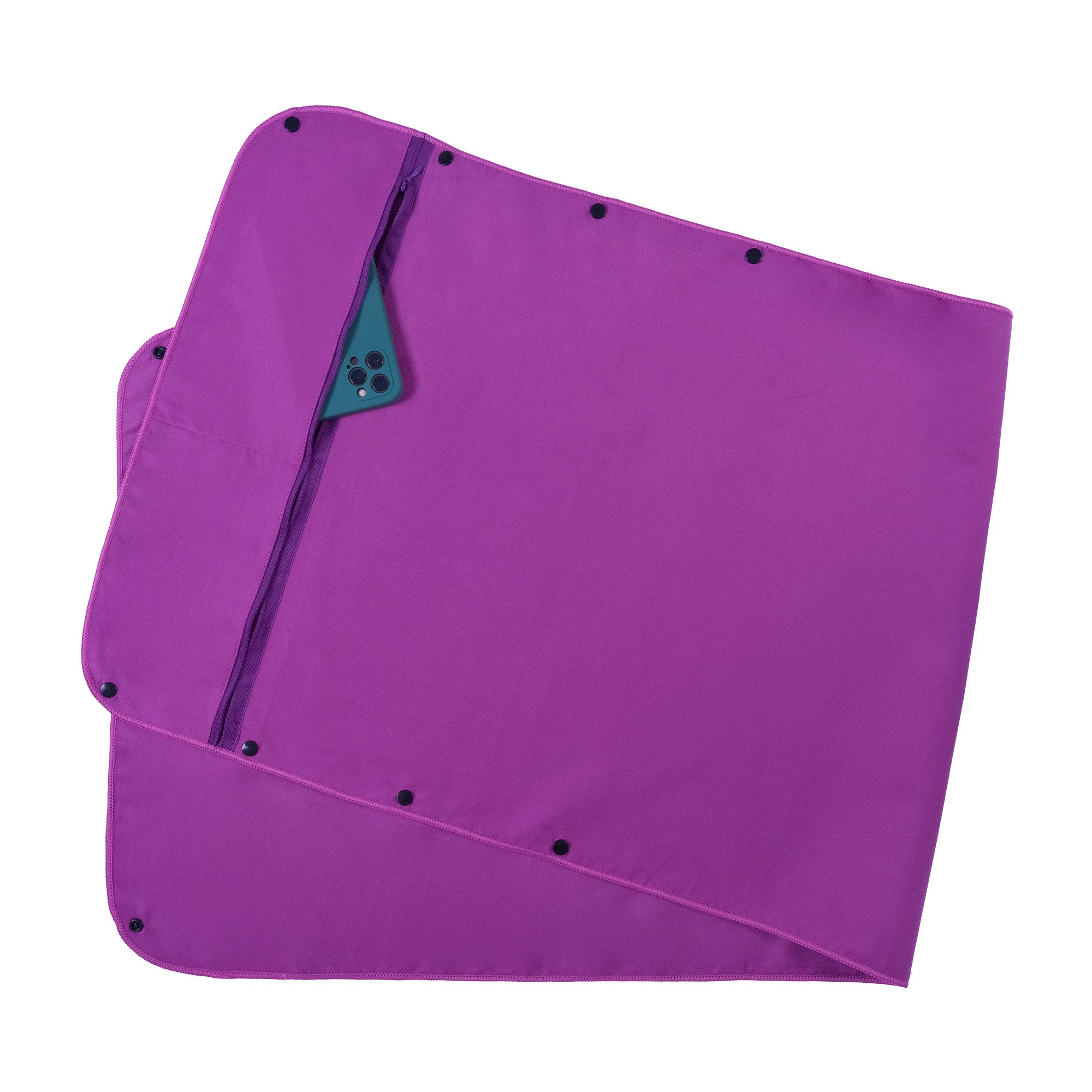 Brielle Sporthandtuch Brielle Fitness Towel Purple 152x48 cm günstig online kaufen