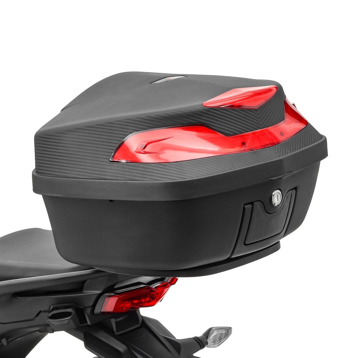 Topcase Motorrad Topcase # KMBR Universal 48 Liter rot