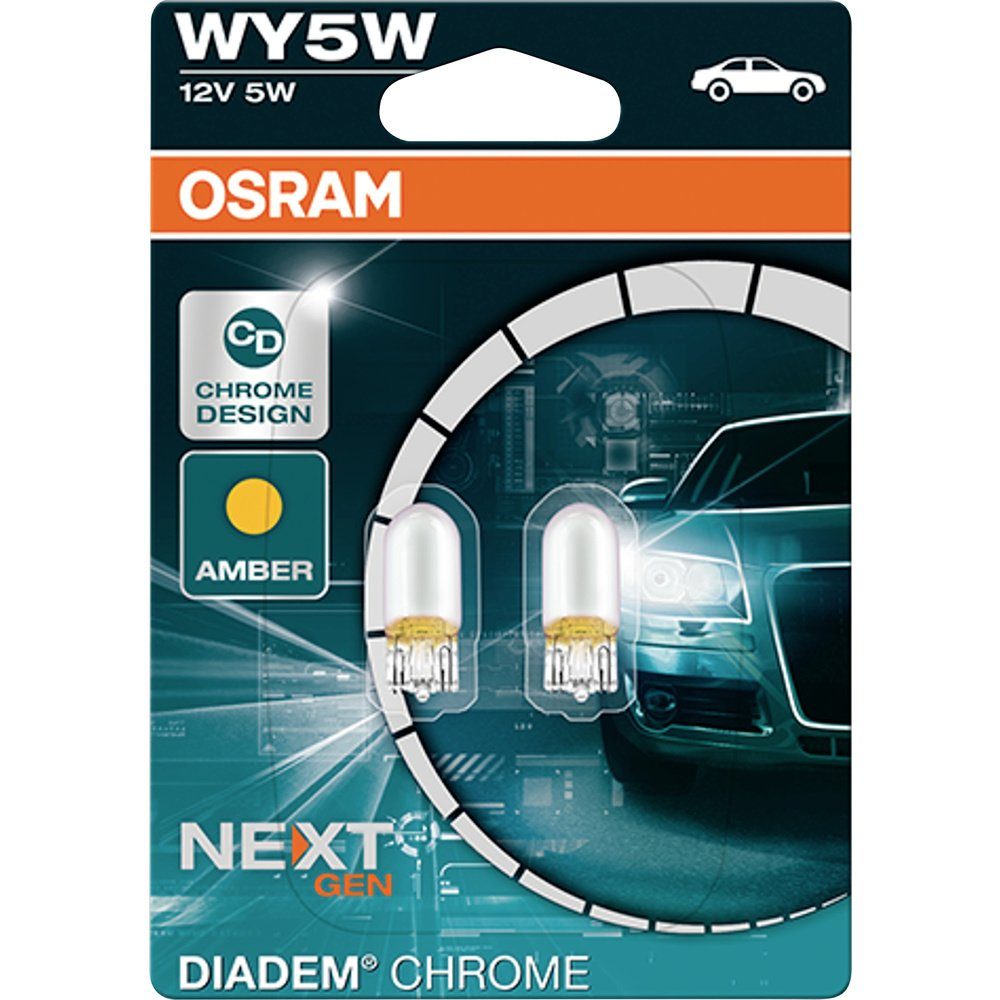 5 OSRAM W Diadem 2827DC Leuchtmittel WY5W V Signal 12 KFZ-Ersatzleuchte Osram