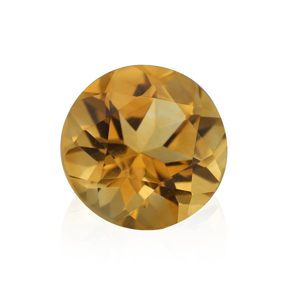 Edelstein Mandarin-Citrin-Edelstein, Brasilien, 3,44 ct