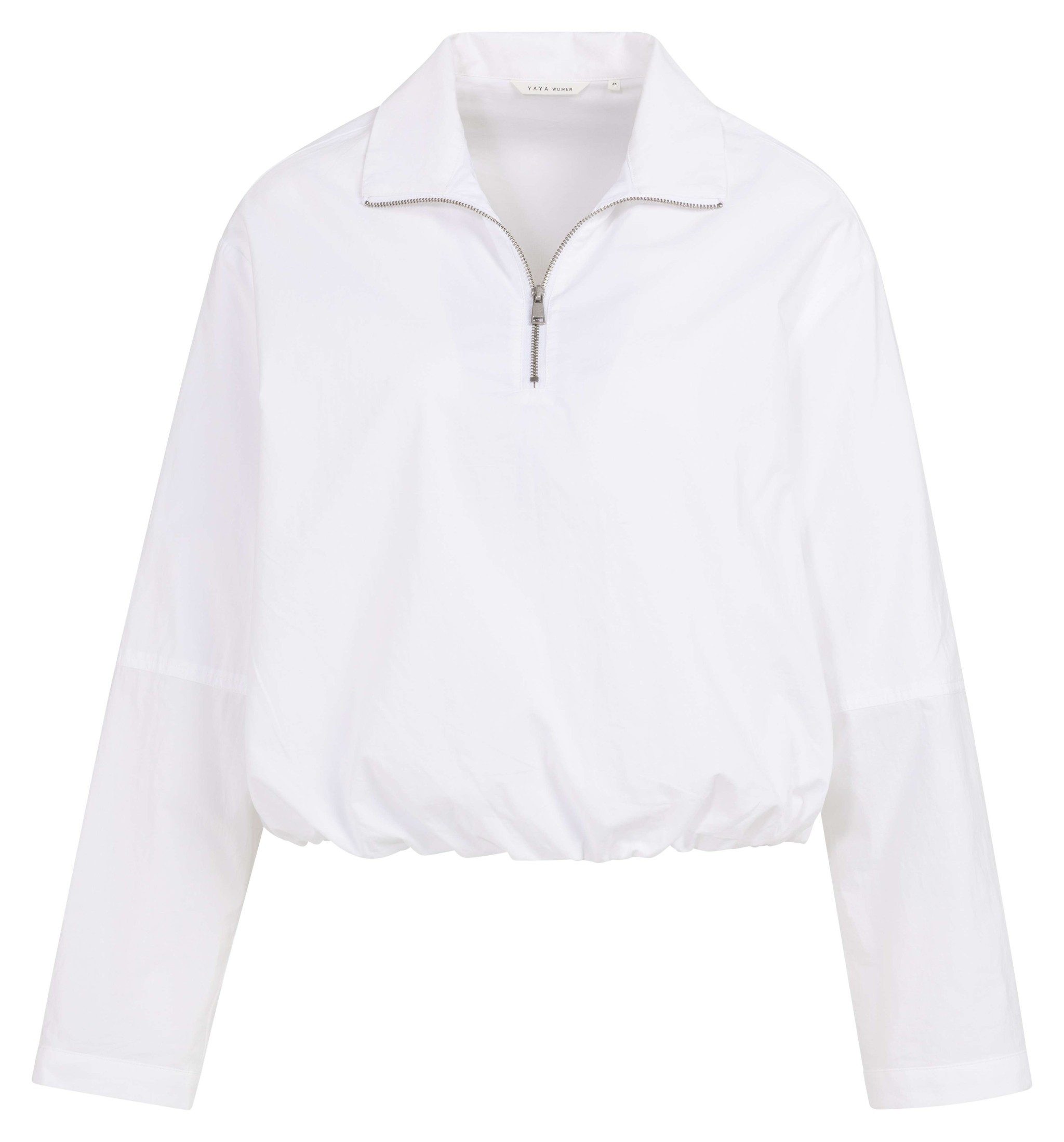 YAYA Trägertop Ballonbluse mit Reißverschluss